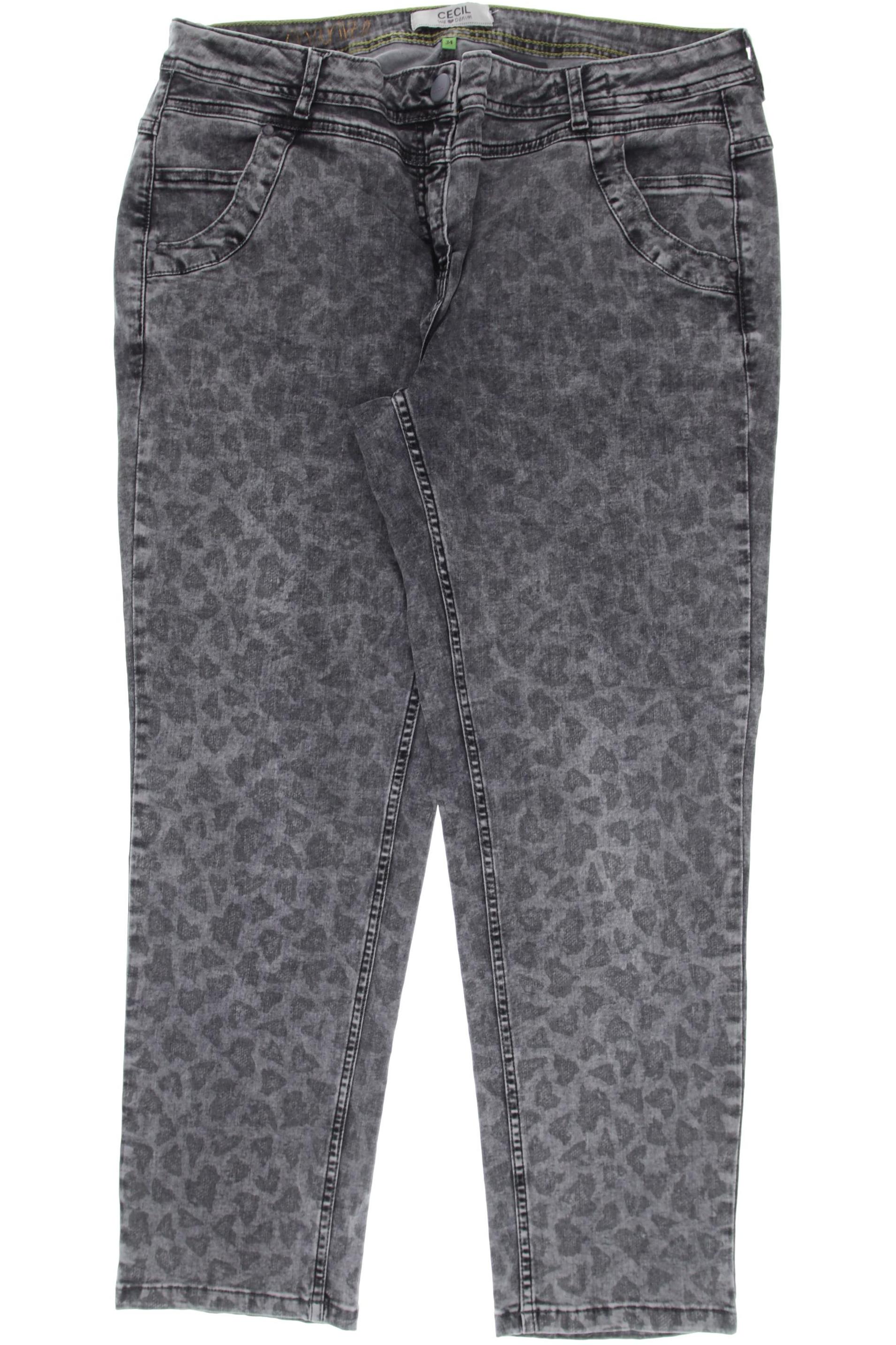 

Cecil Damen Jeans, grau, Gr. 0