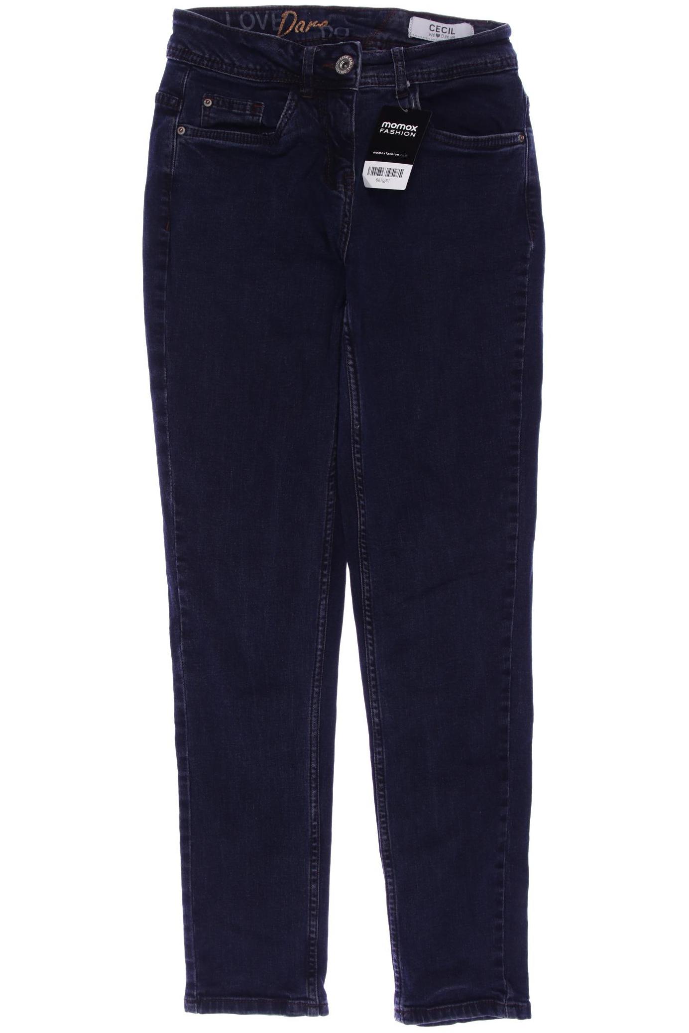 

CECIL Damen Jeans, marineblau