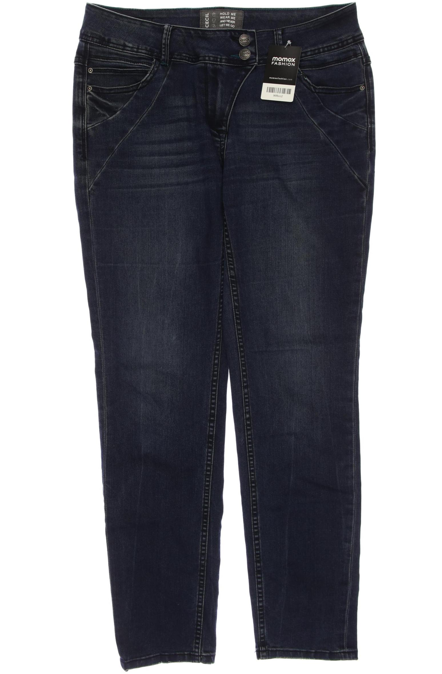 

CECIL Damen Jeans, blau