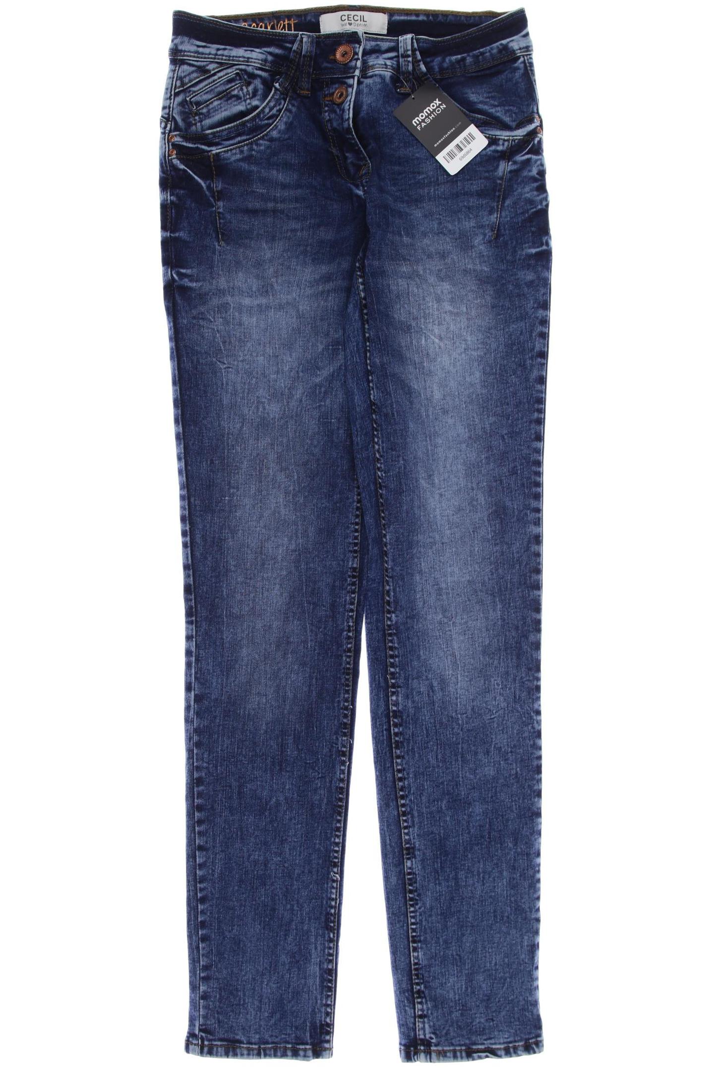 

CECIL Damen Jeans, blau