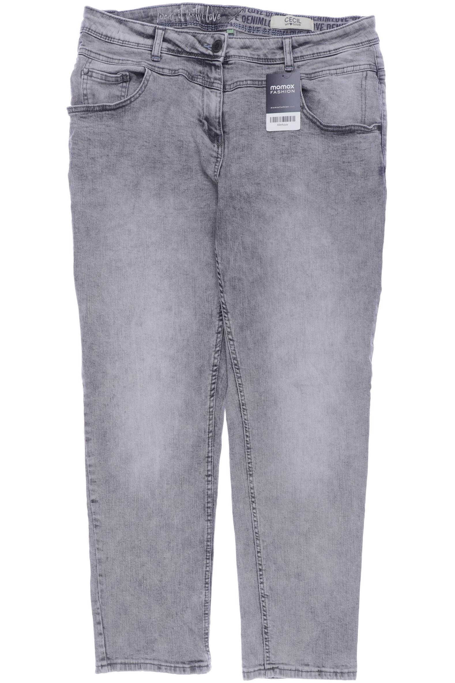 

CECIL Damen Jeans, grau