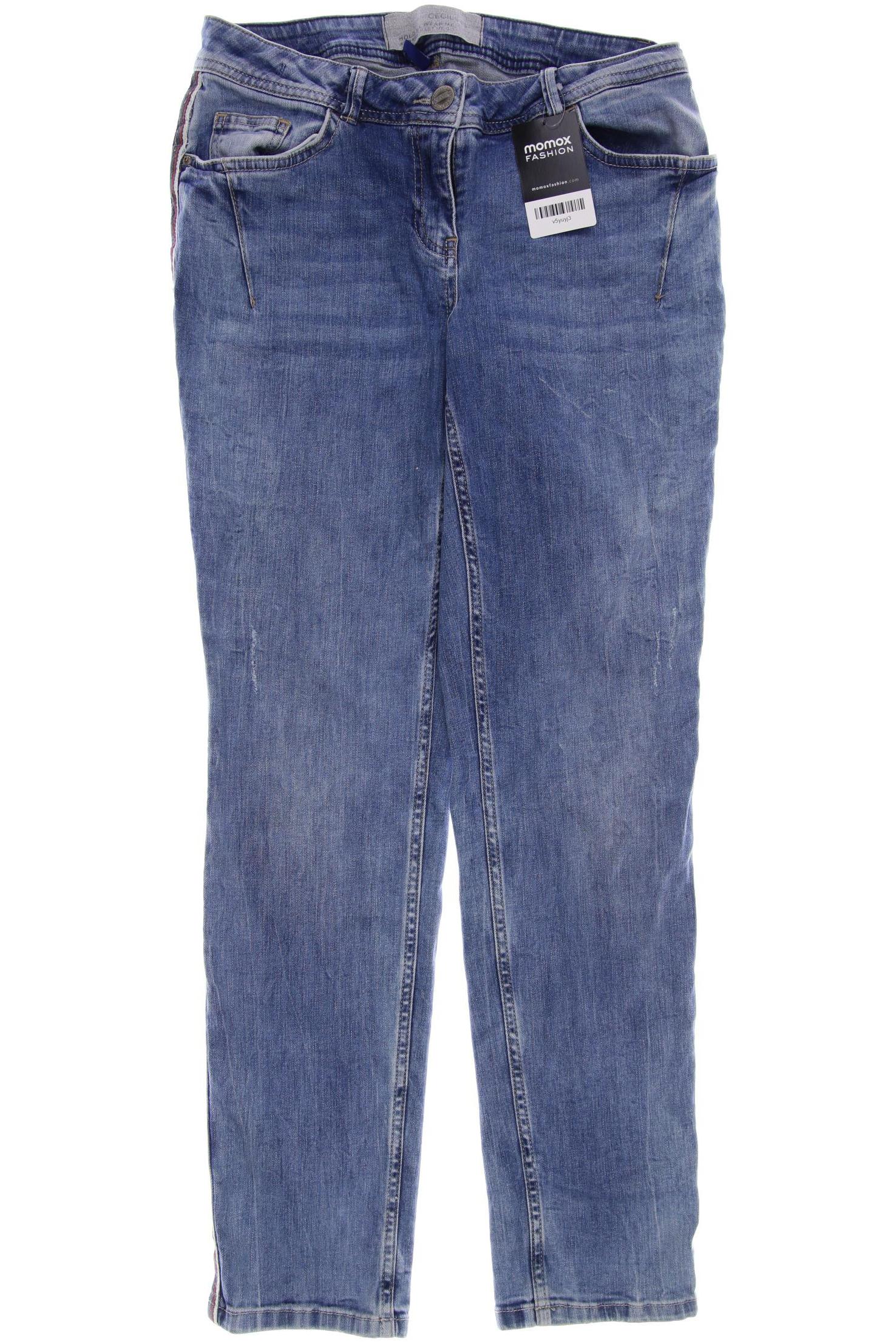 

CECIL Damen Jeans, hellblau