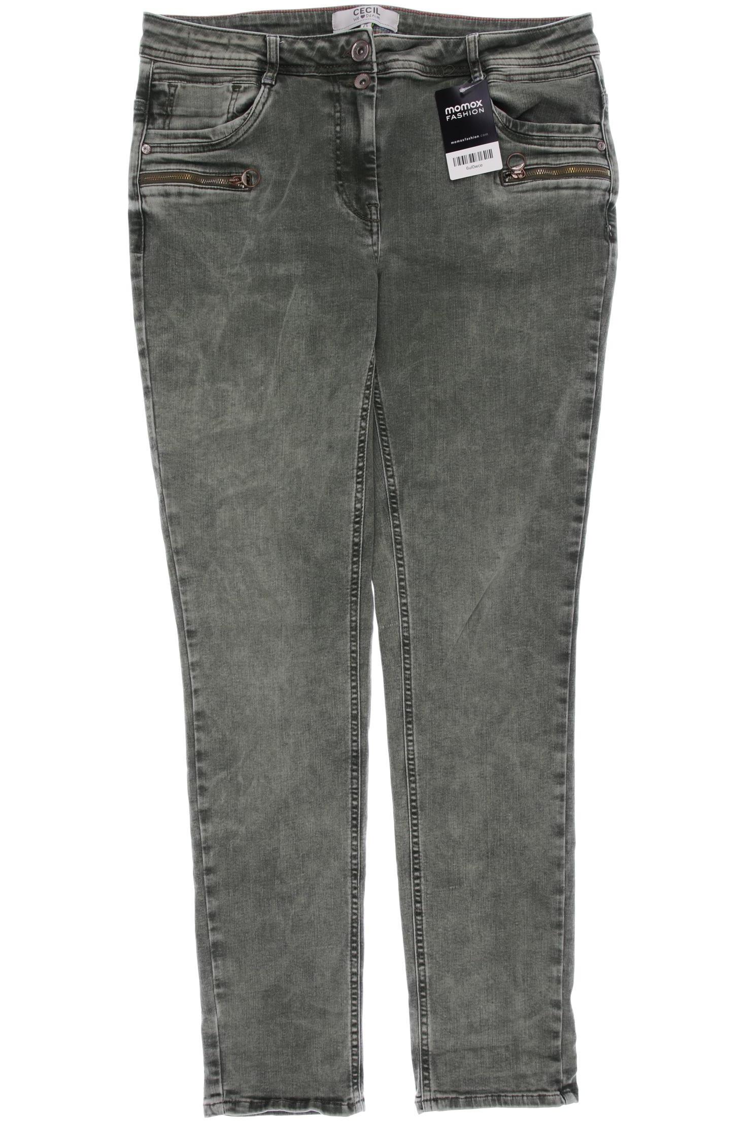 

CECIL Damen Jeans, grün