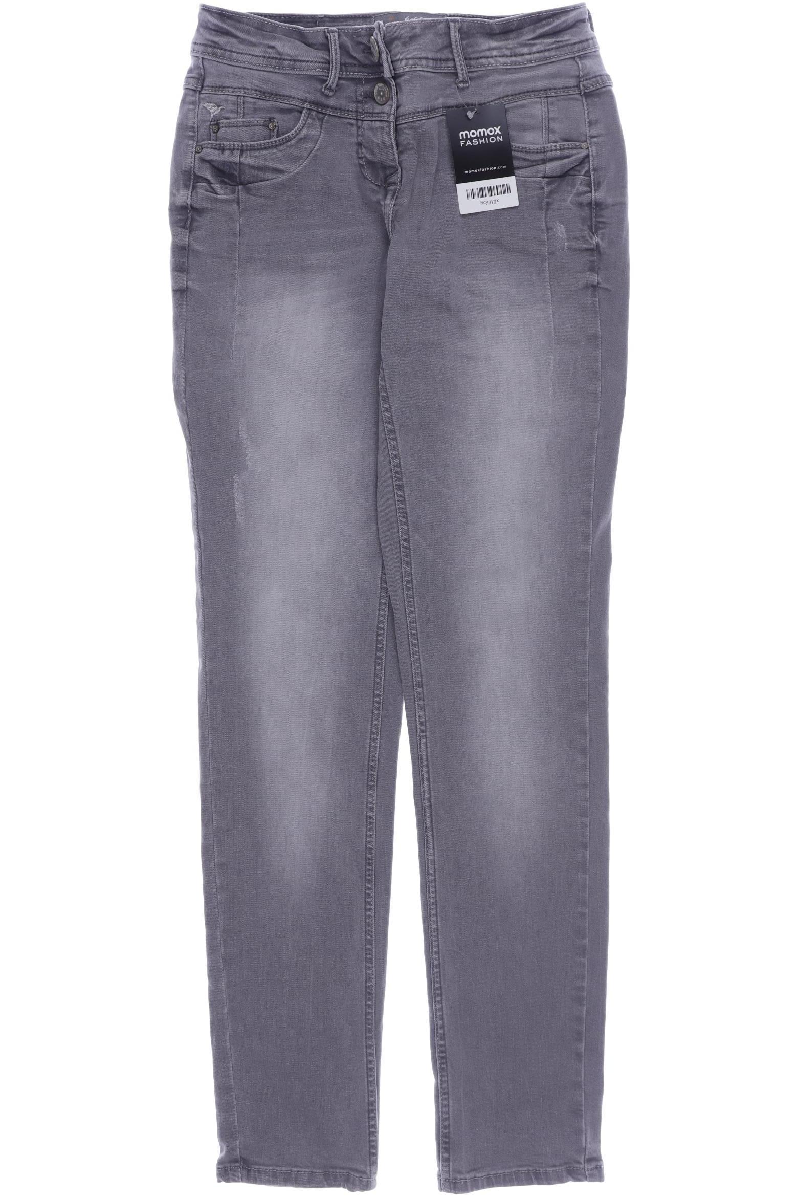 

CECIL Damen Jeans, grau
