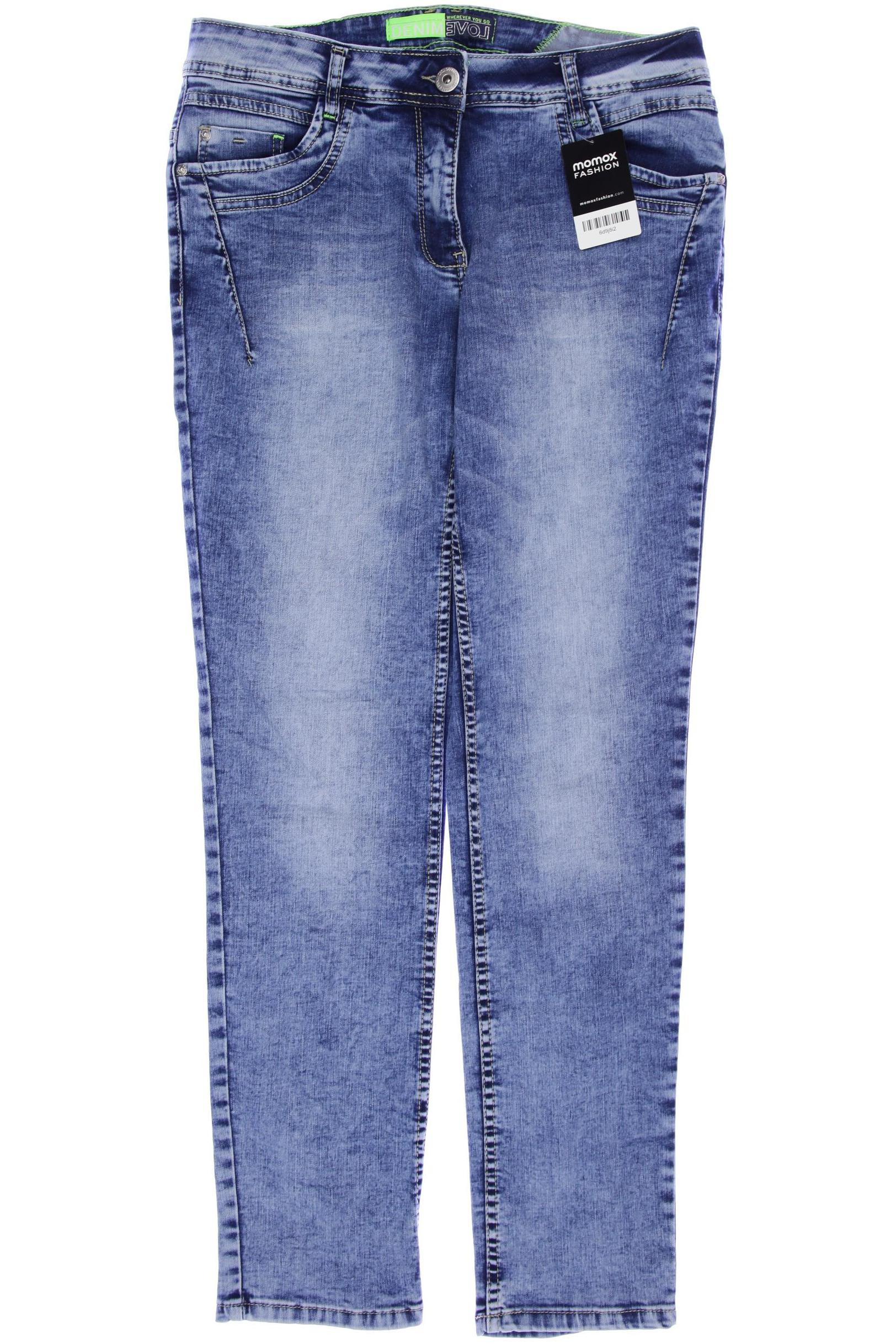 

CECIL Damen Jeans, blau