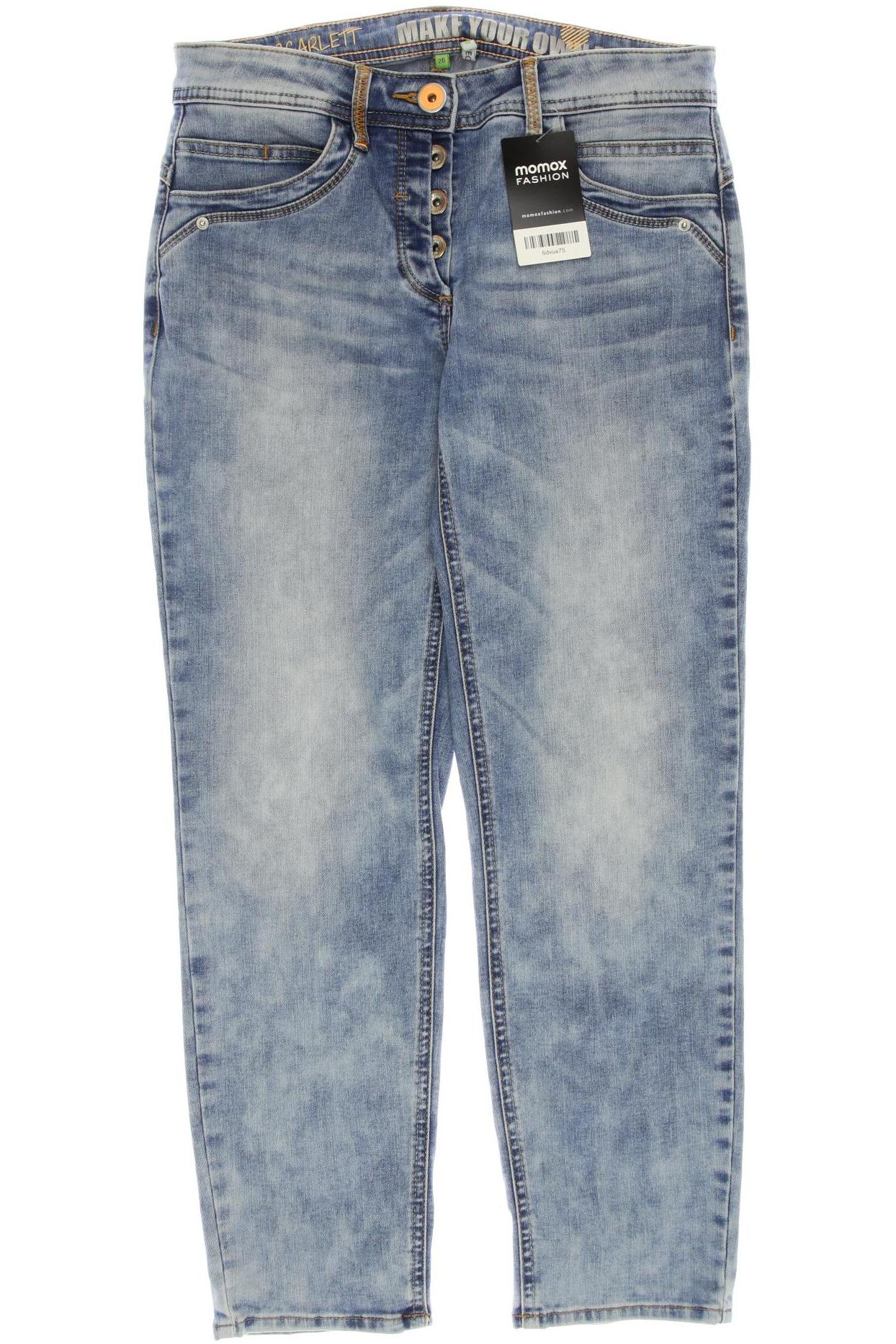 

CECIL Damen Jeans, hellblau