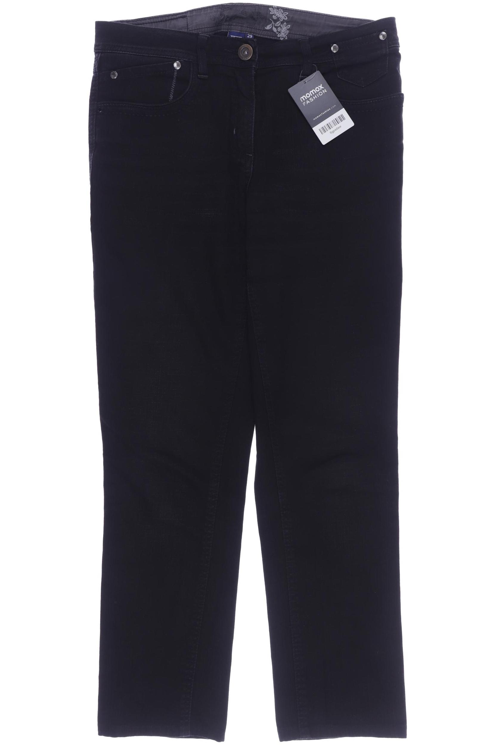 

CECIL Damen Jeans, schwarz