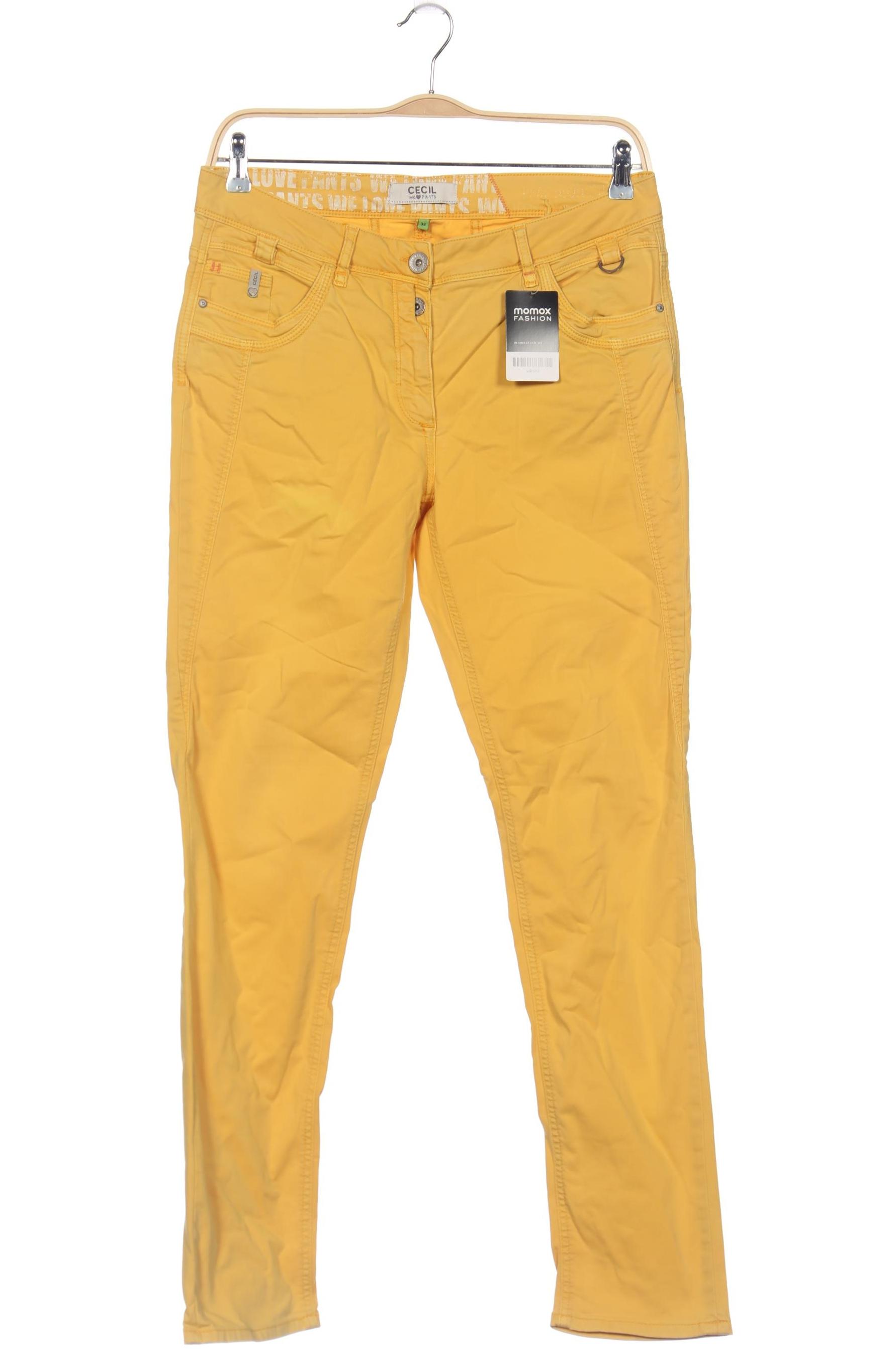 

Cecil Damen Jeans, gelb, Gr. 32