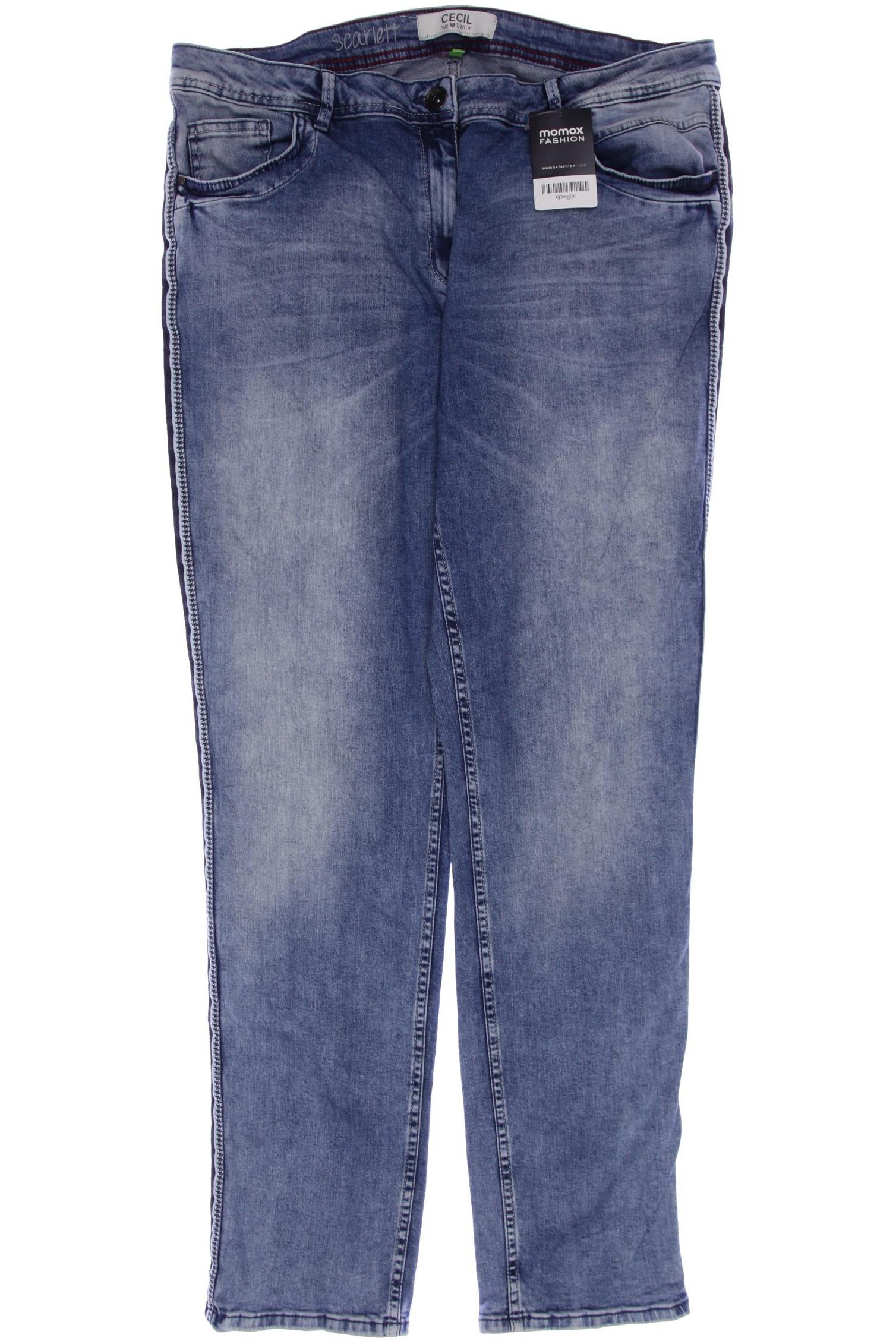 

CECIL Damen Jeans, blau