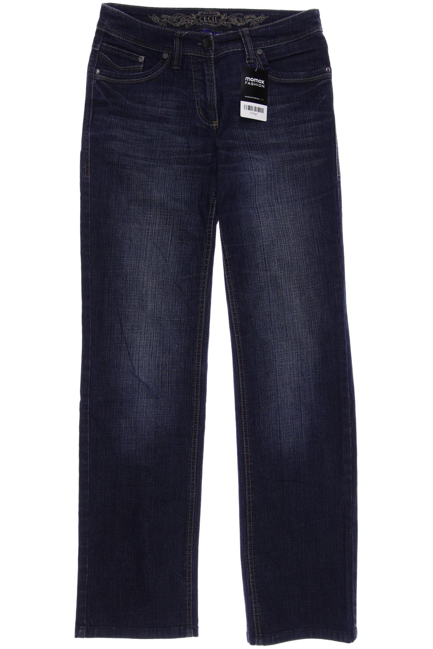 

CECIL Damen Jeans, marineblau