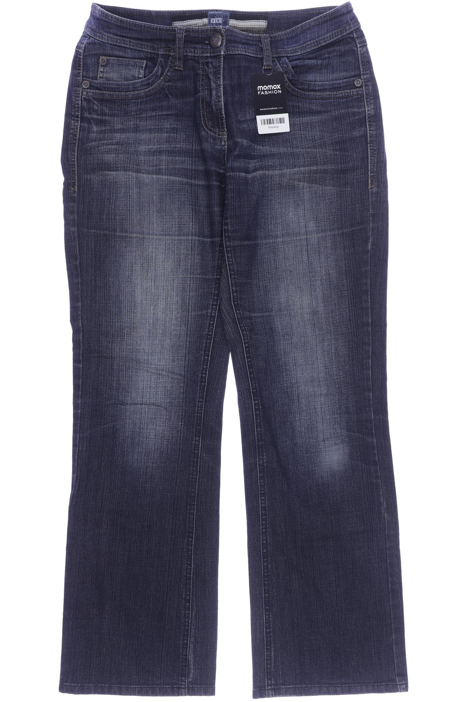

CECIL Damen Jeans, marineblau