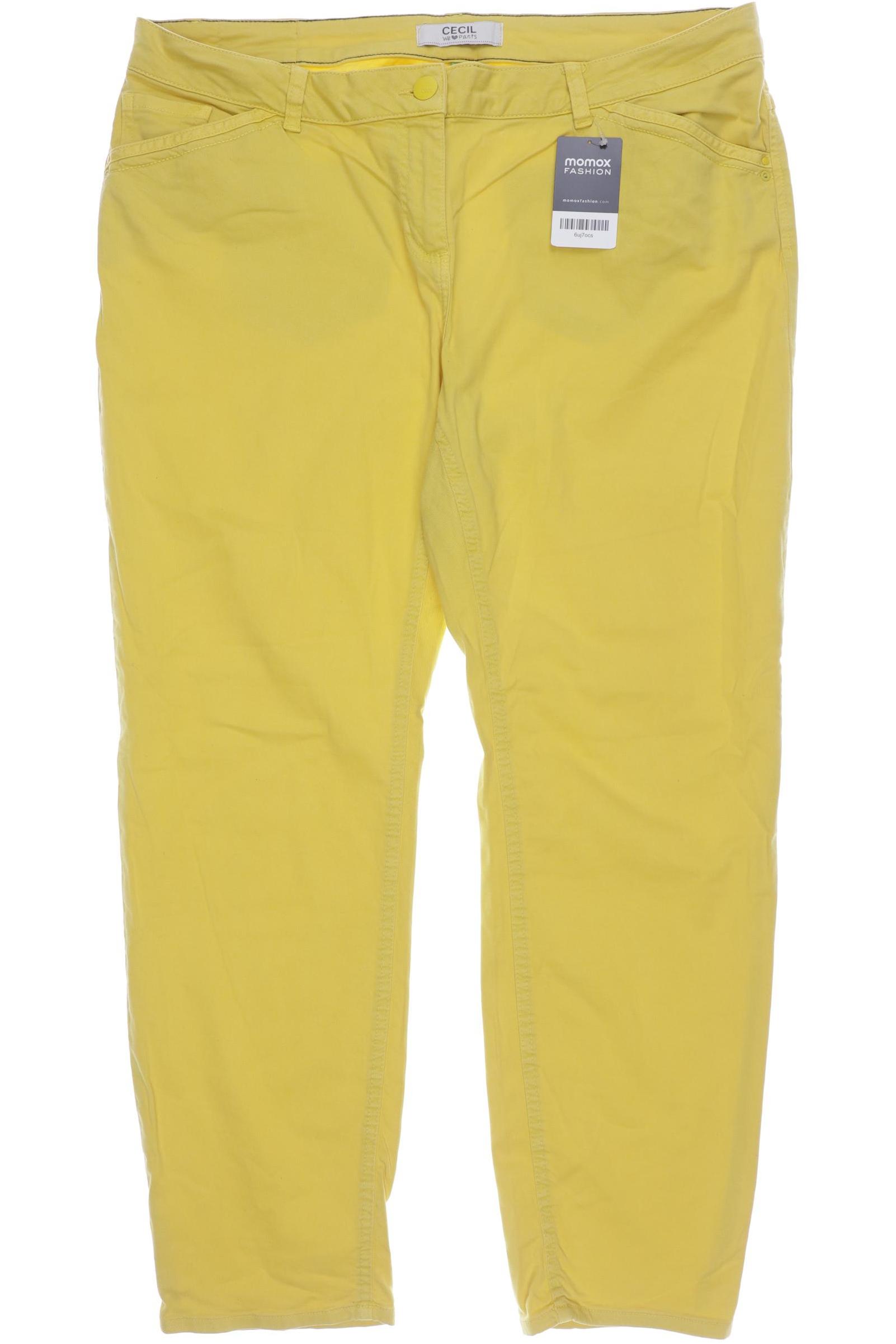 

Cecil Damen Jeans, gelb, Gr. 48
