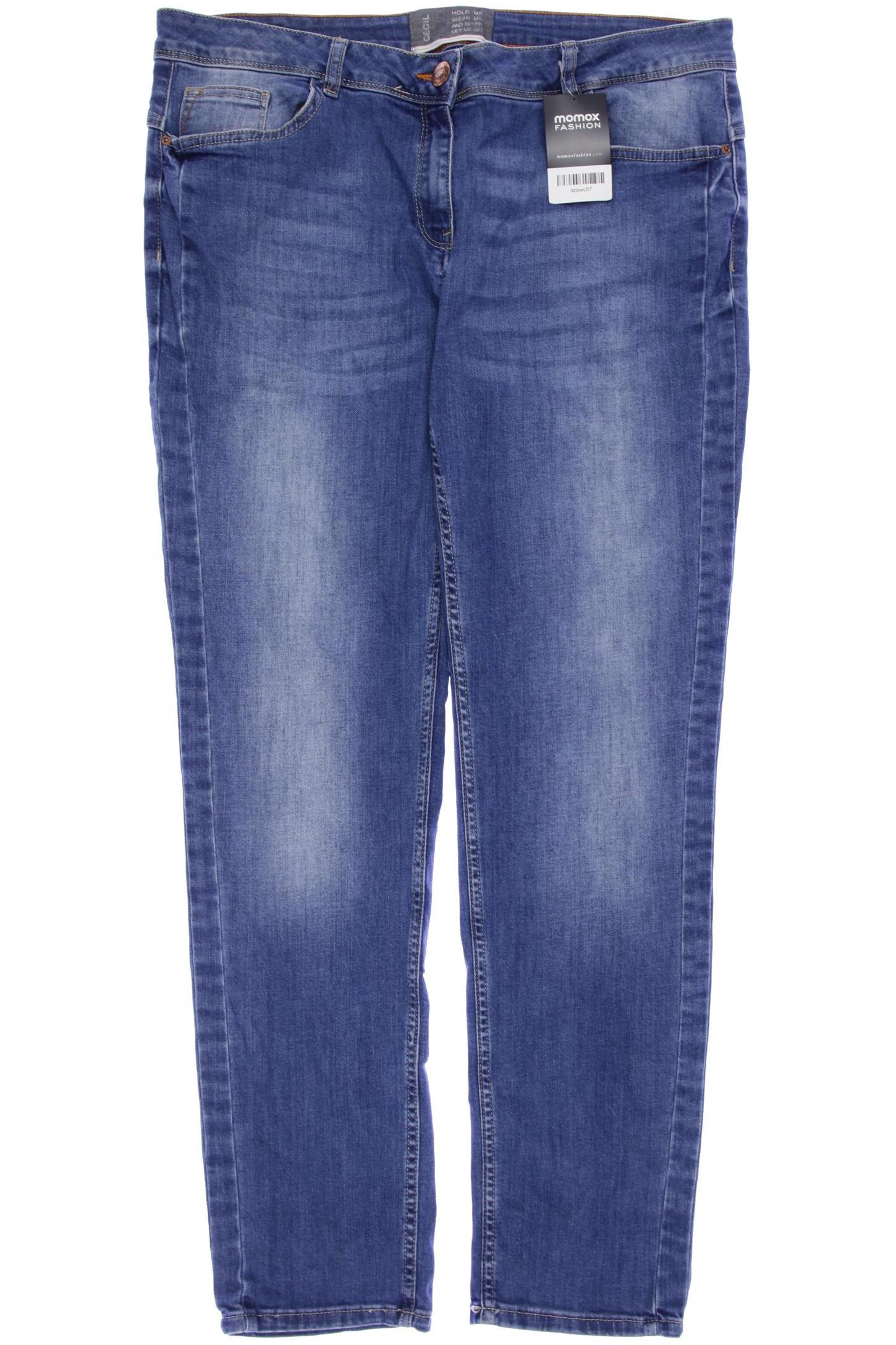 

CECIL Damen Jeans, blau
