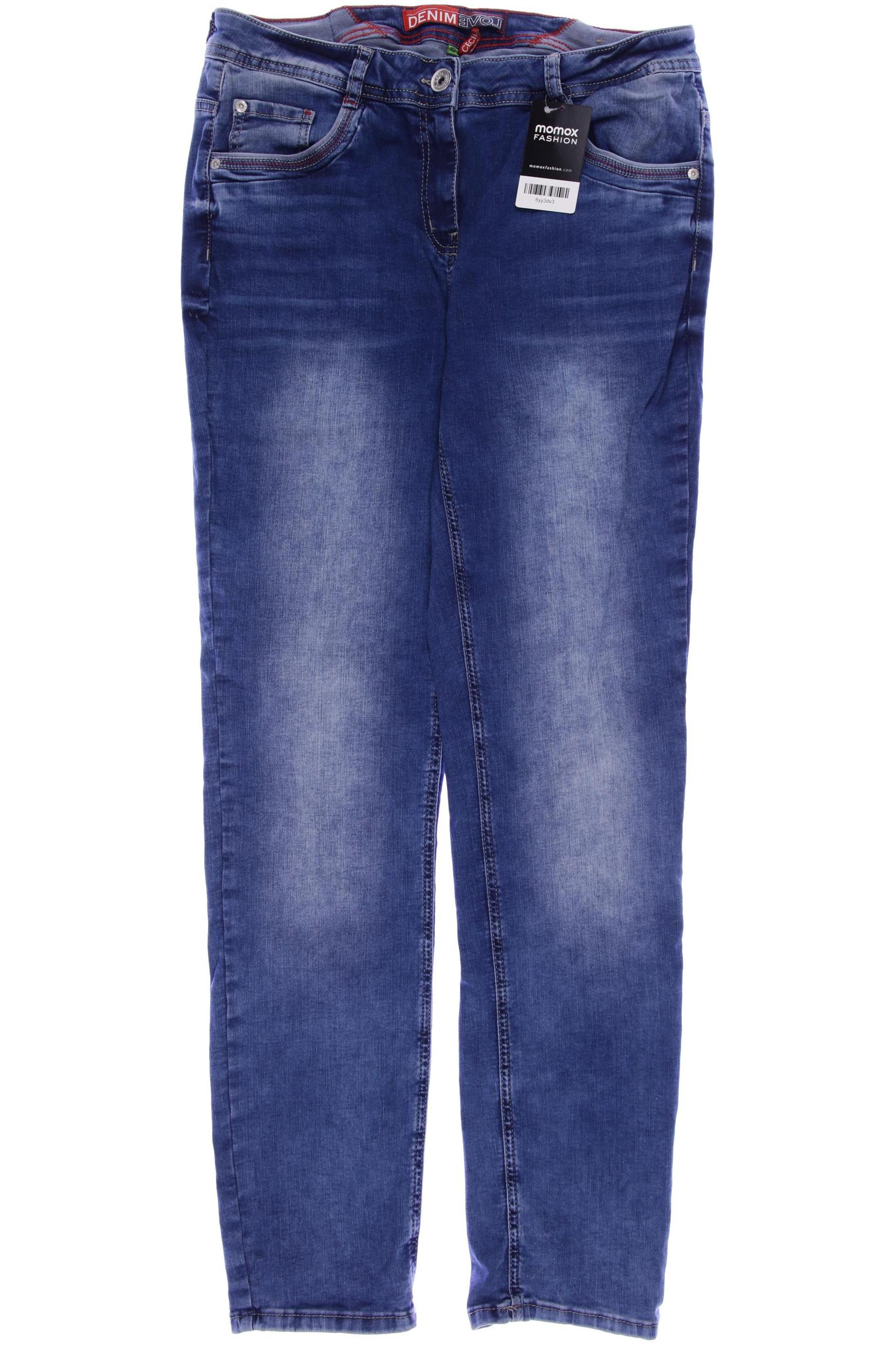 

CECIL Damen Jeans, blau