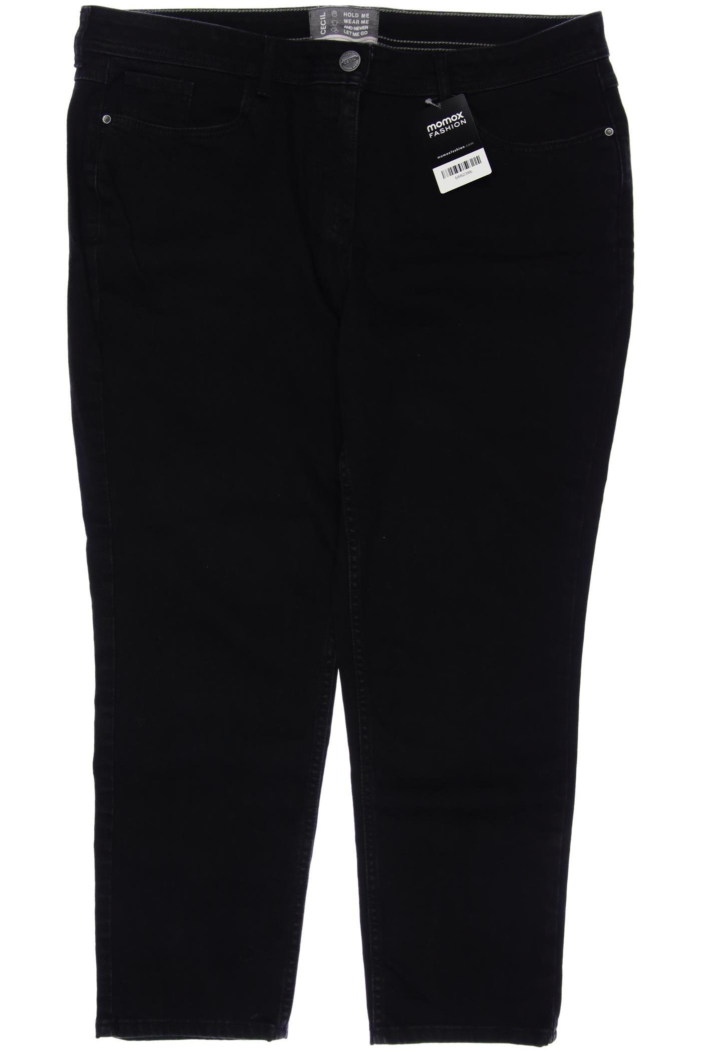 

Cecil Damen Jeans, schwarz, Gr. 48