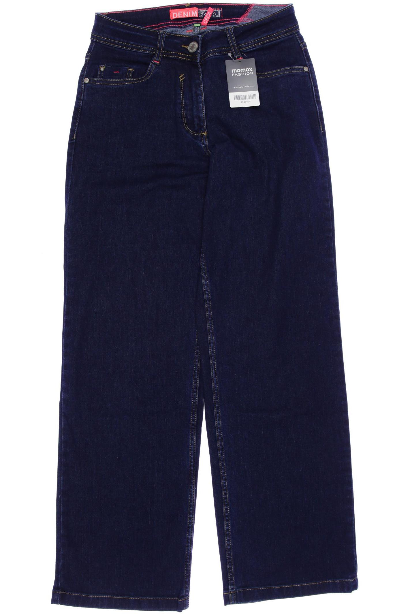 

CECIL Damen Jeans, marineblau