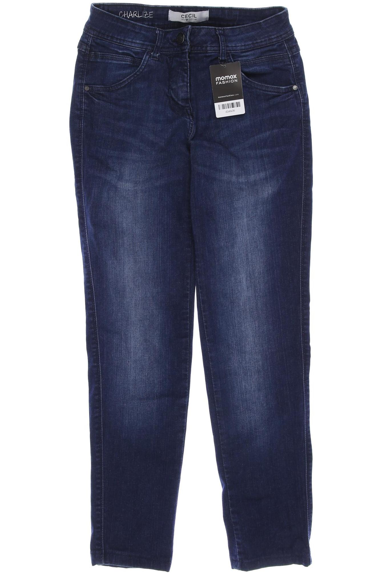

CECIL Damen Jeans, blau