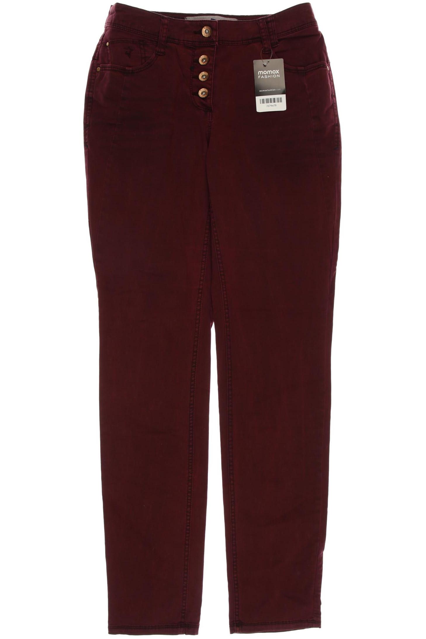 

CECIL Damen Jeans, bordeaux
