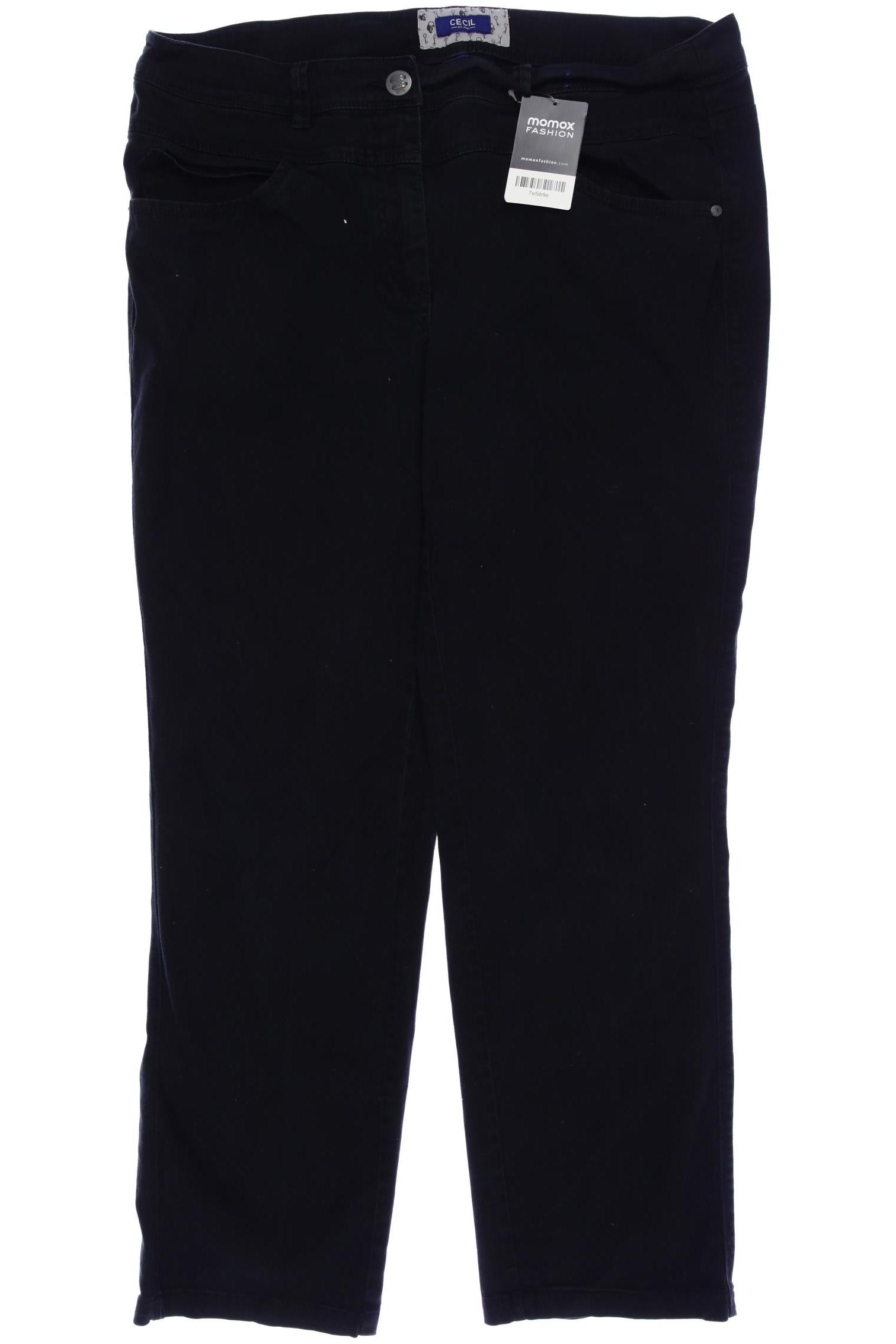 

CECIL Damen Jeans, schwarz
