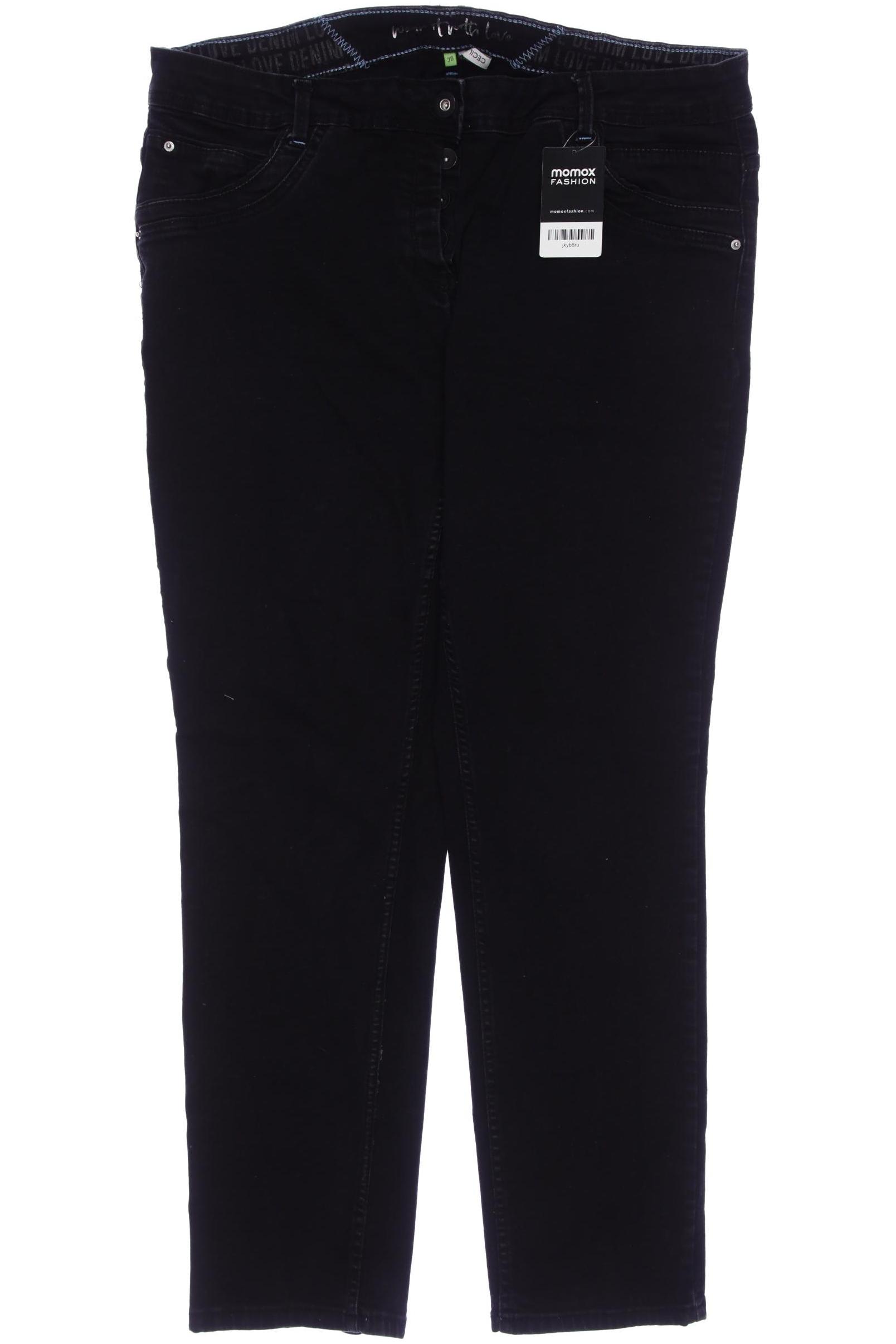 

Cecil Damen Jeans, schwarz, Gr. 36