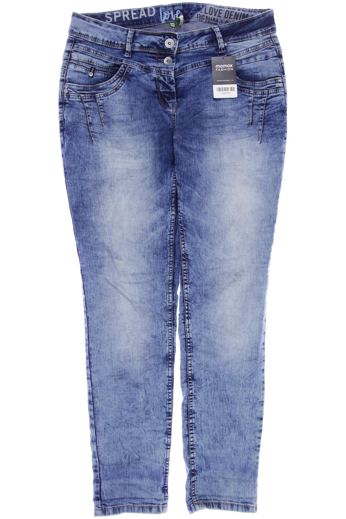 

CECIL Damen Jeans, blau