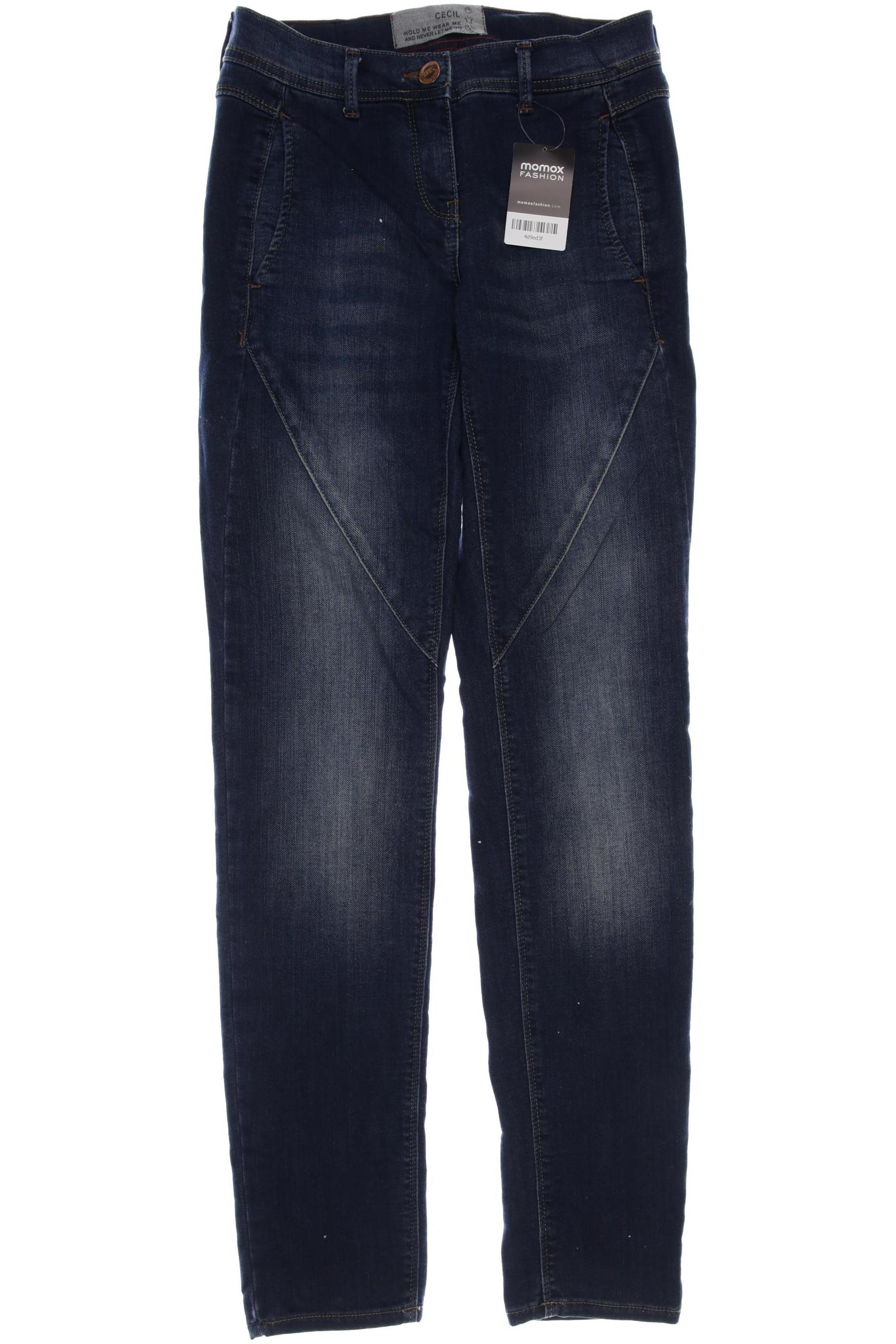 

CECIL Damen Jeans, blau