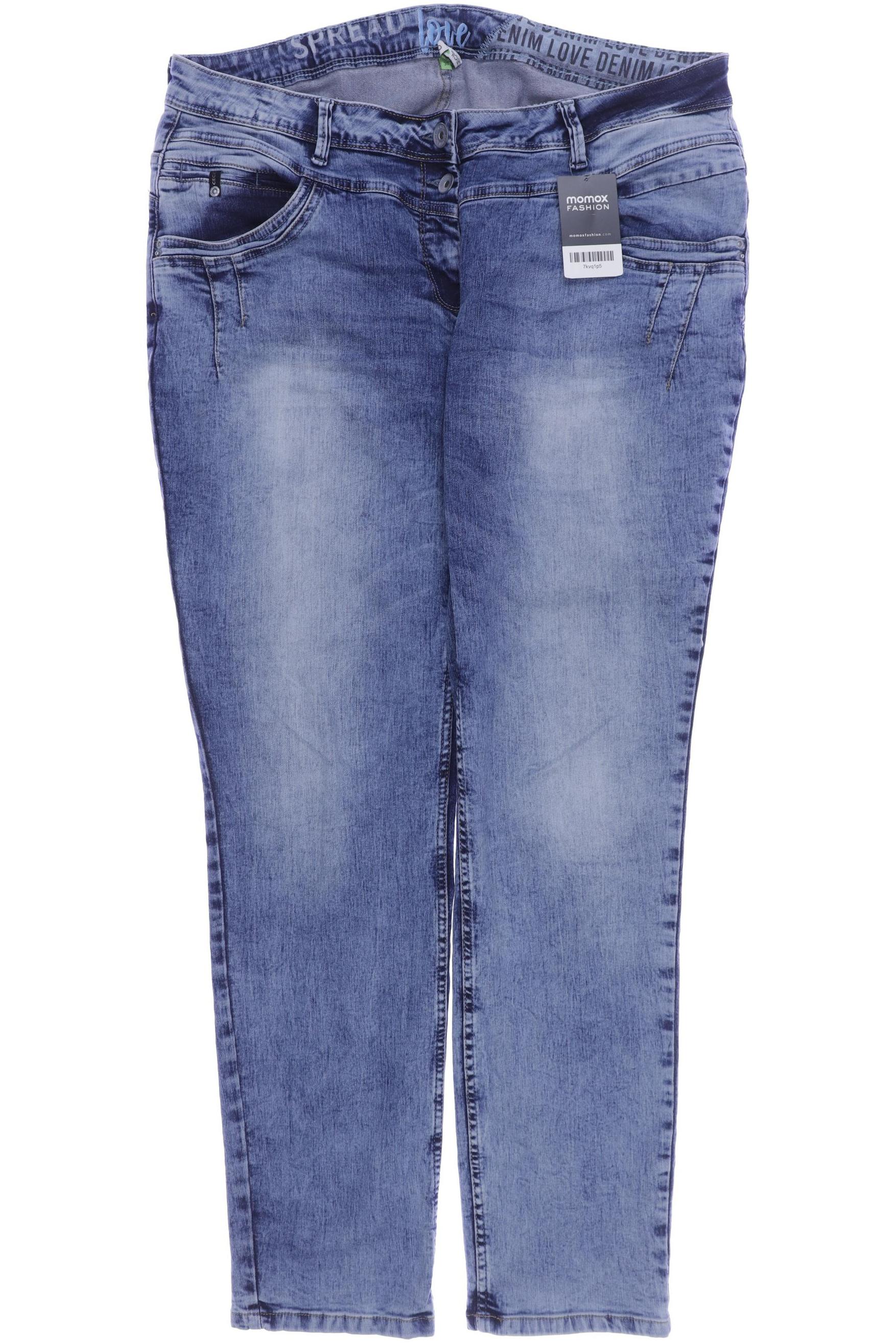 

CECIL Damen Jeans, blau