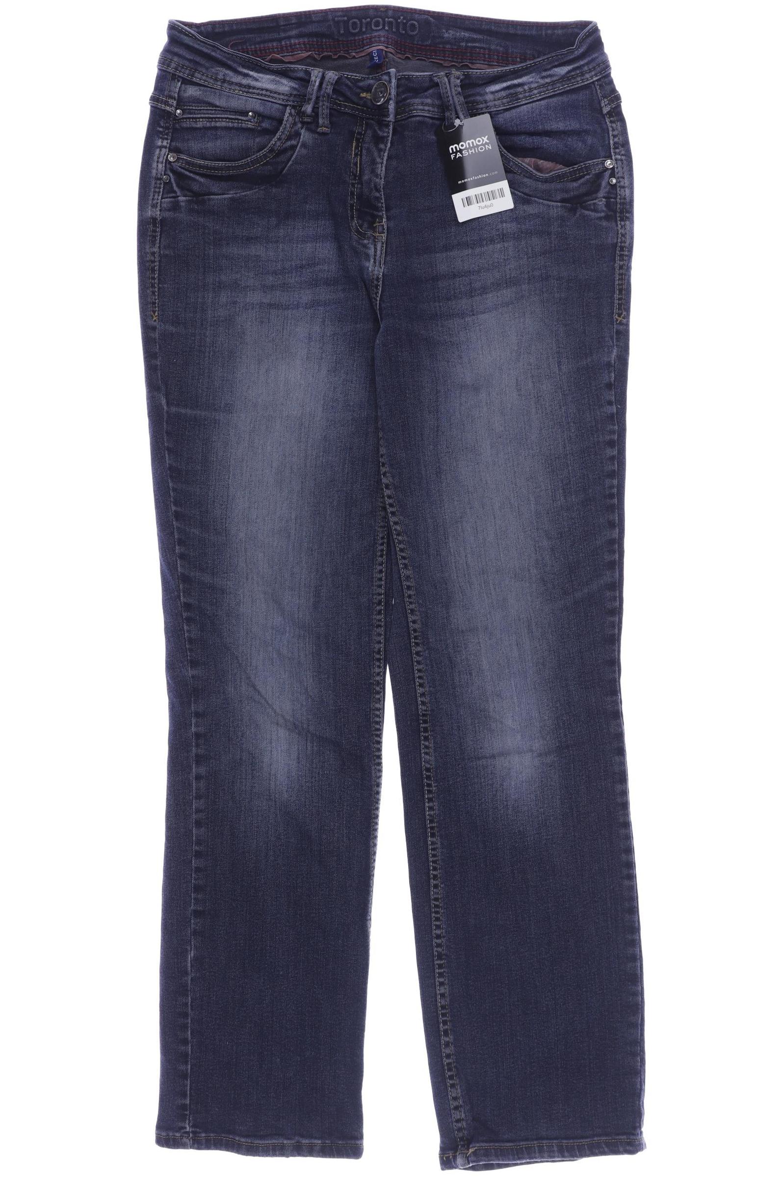

CECIL Damen Jeans, blau