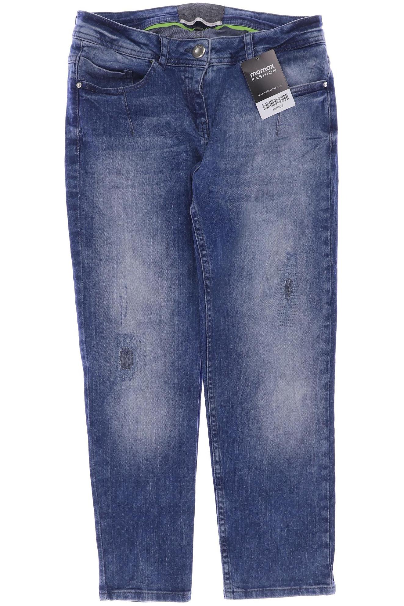 

CECIL Damen Jeans, blau