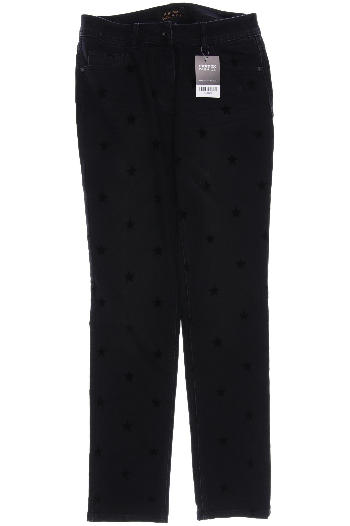 

CECIL Damen Jeans, schwarz