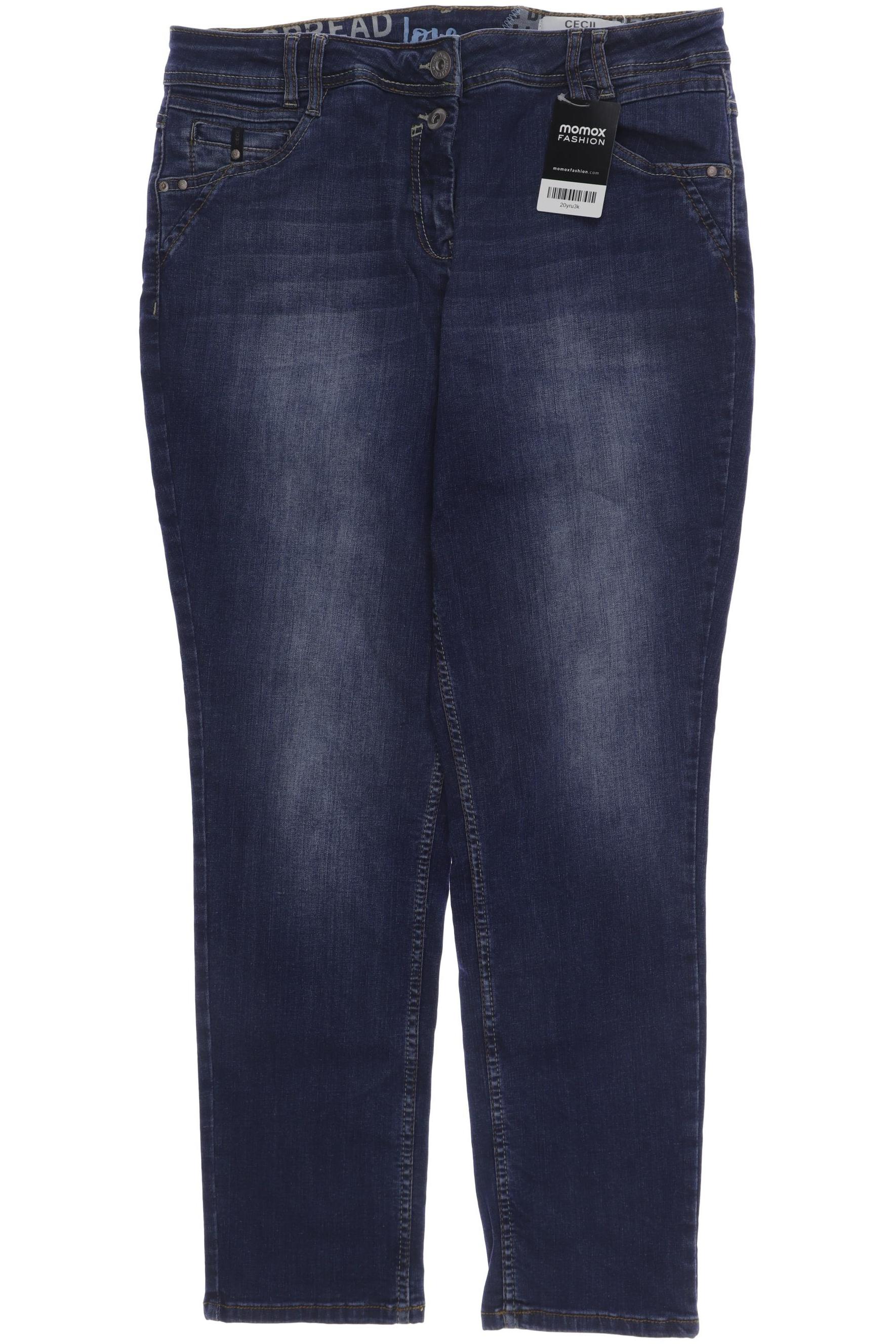 

CECIL Damen Jeans, blau