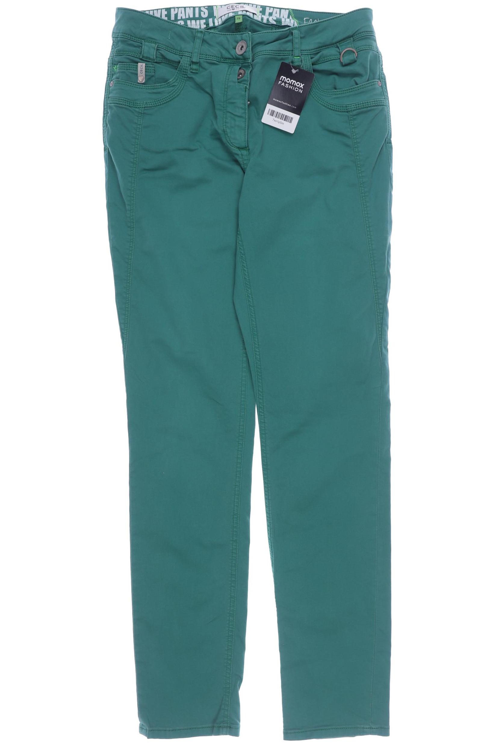 

CECIL Damen Jeans, grün
