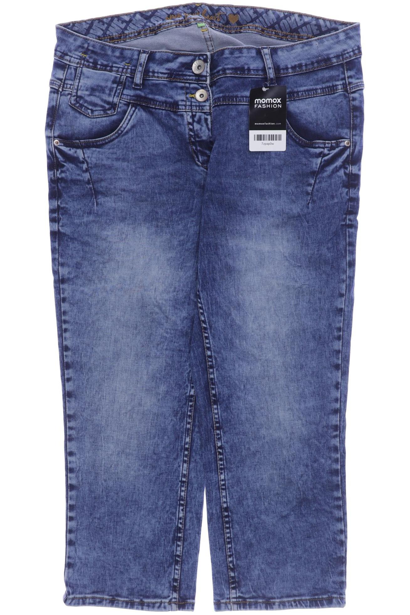 

CECIL Damen Jeans, blau