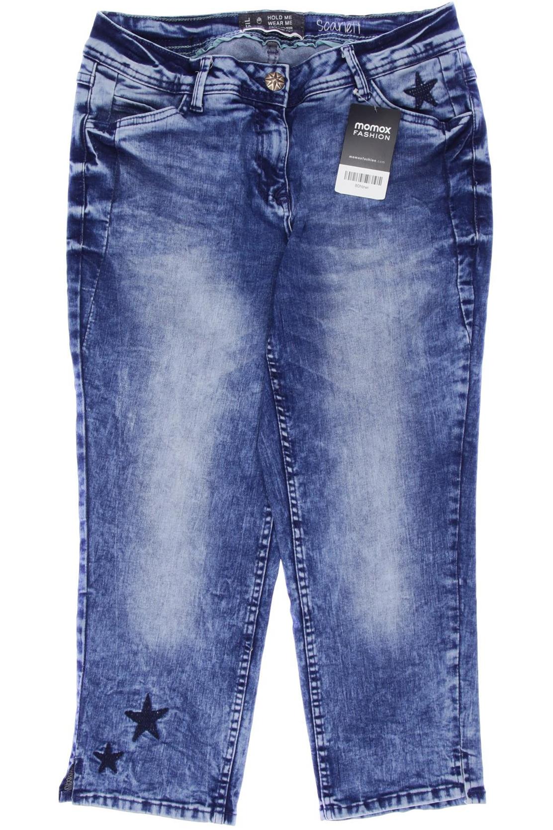 

CECIL Damen Jeans, marineblau