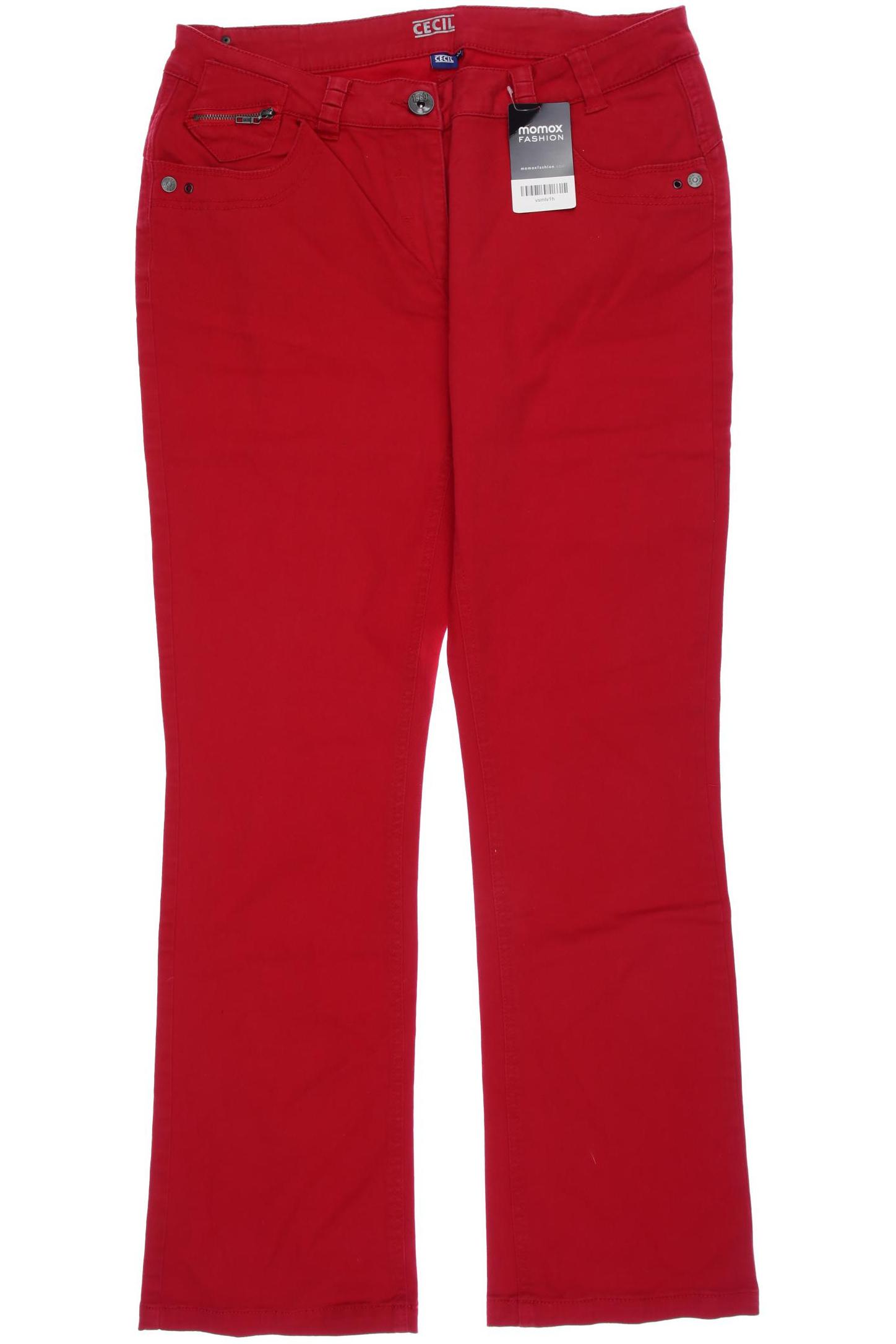

Cecil Damen Jeans, rot, Gr. 44
