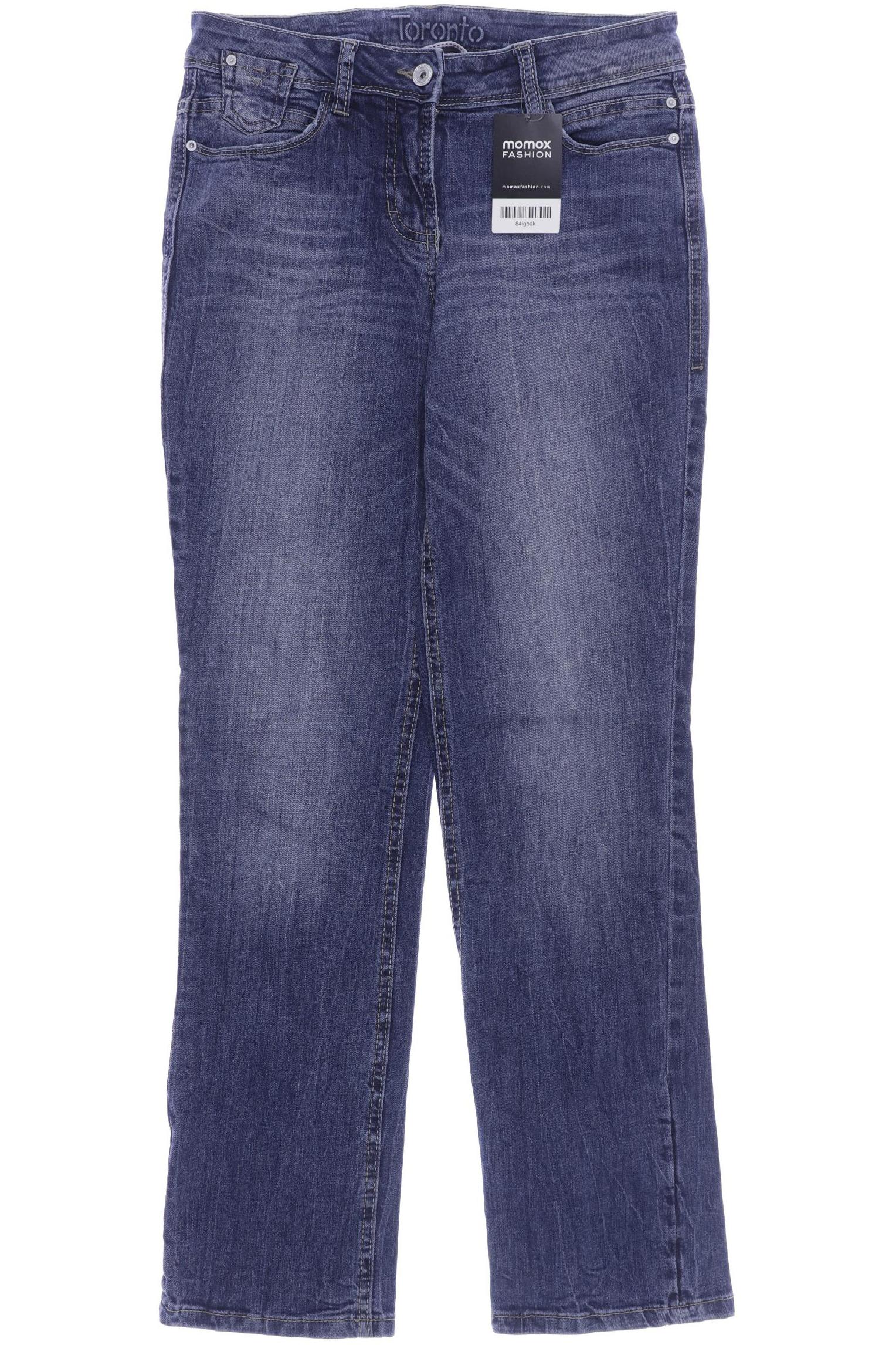 

CECIL Damen Jeans, blau