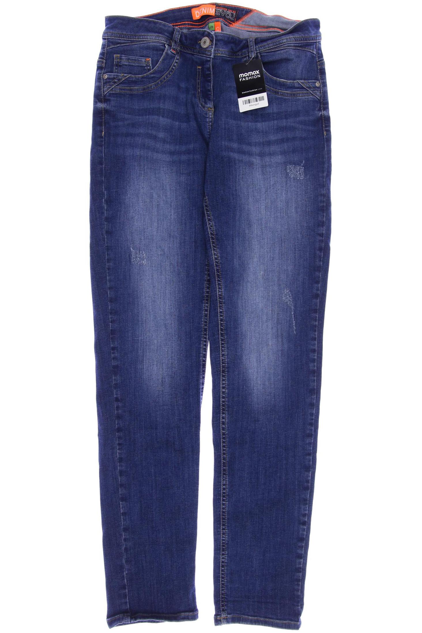 

CECIL Damen Jeans, blau