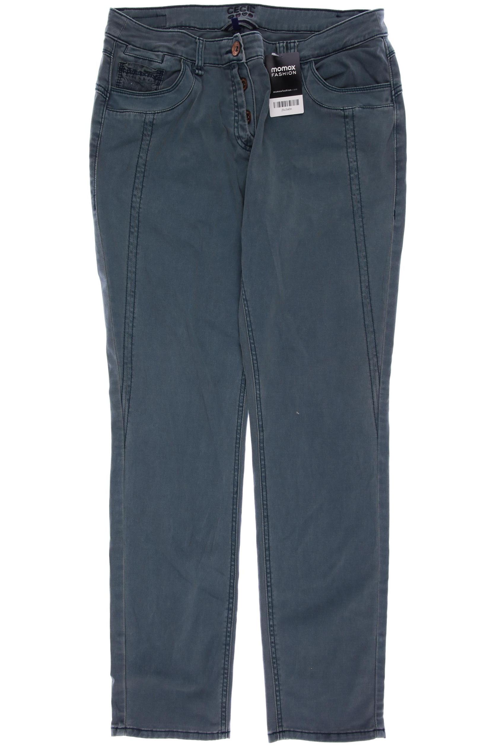 

CECIL Damen Jeans, türkis