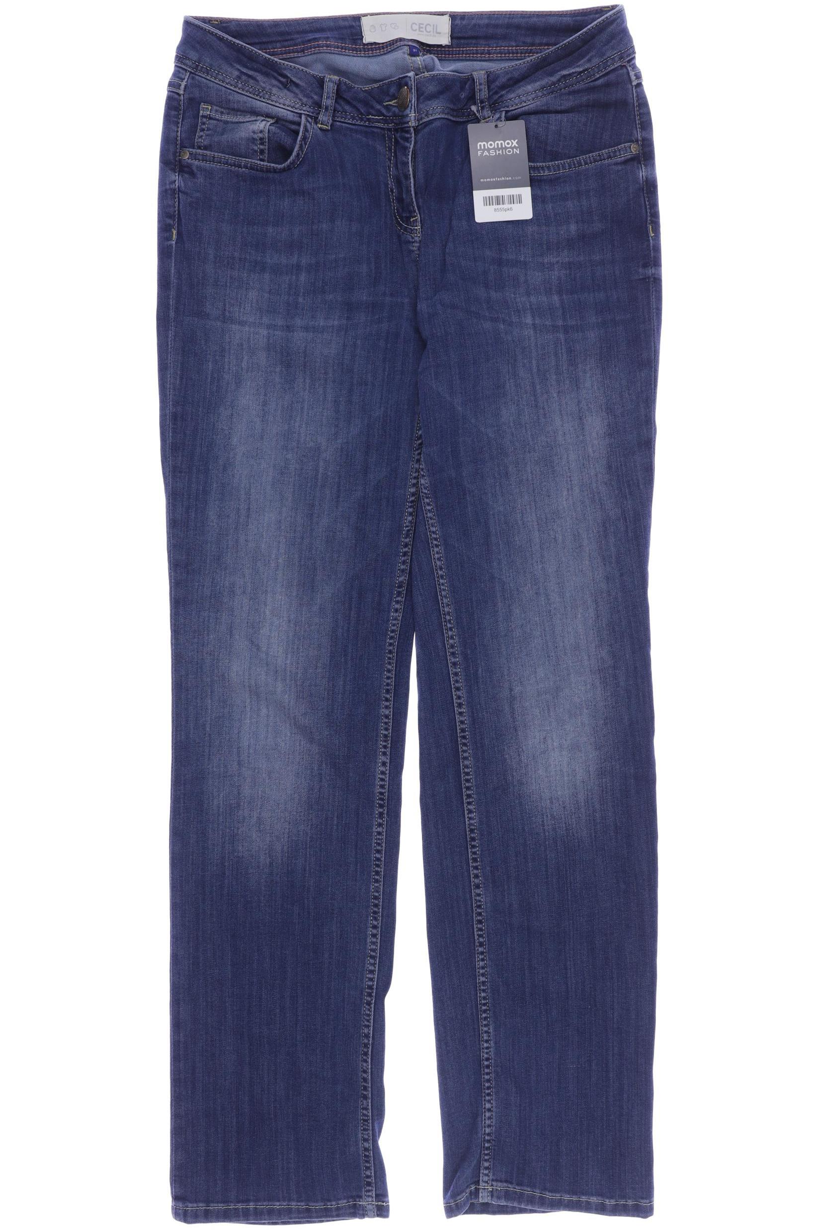 

CECIL Damen Jeans, blau