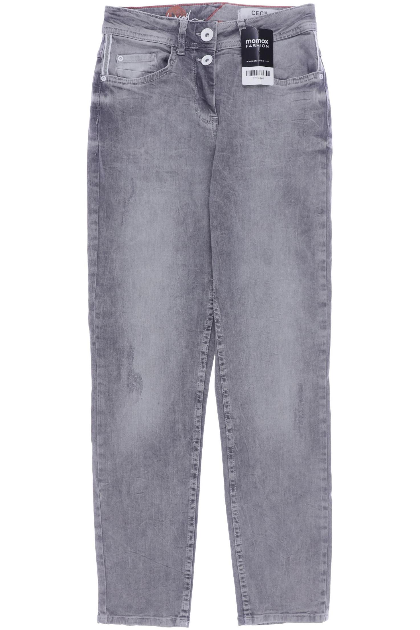 

Cecil Damen Jeans, grau, Gr. 25