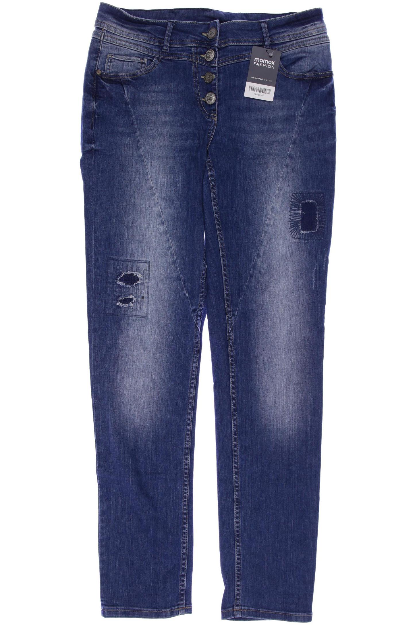 

CECIL Damen Jeans, blau