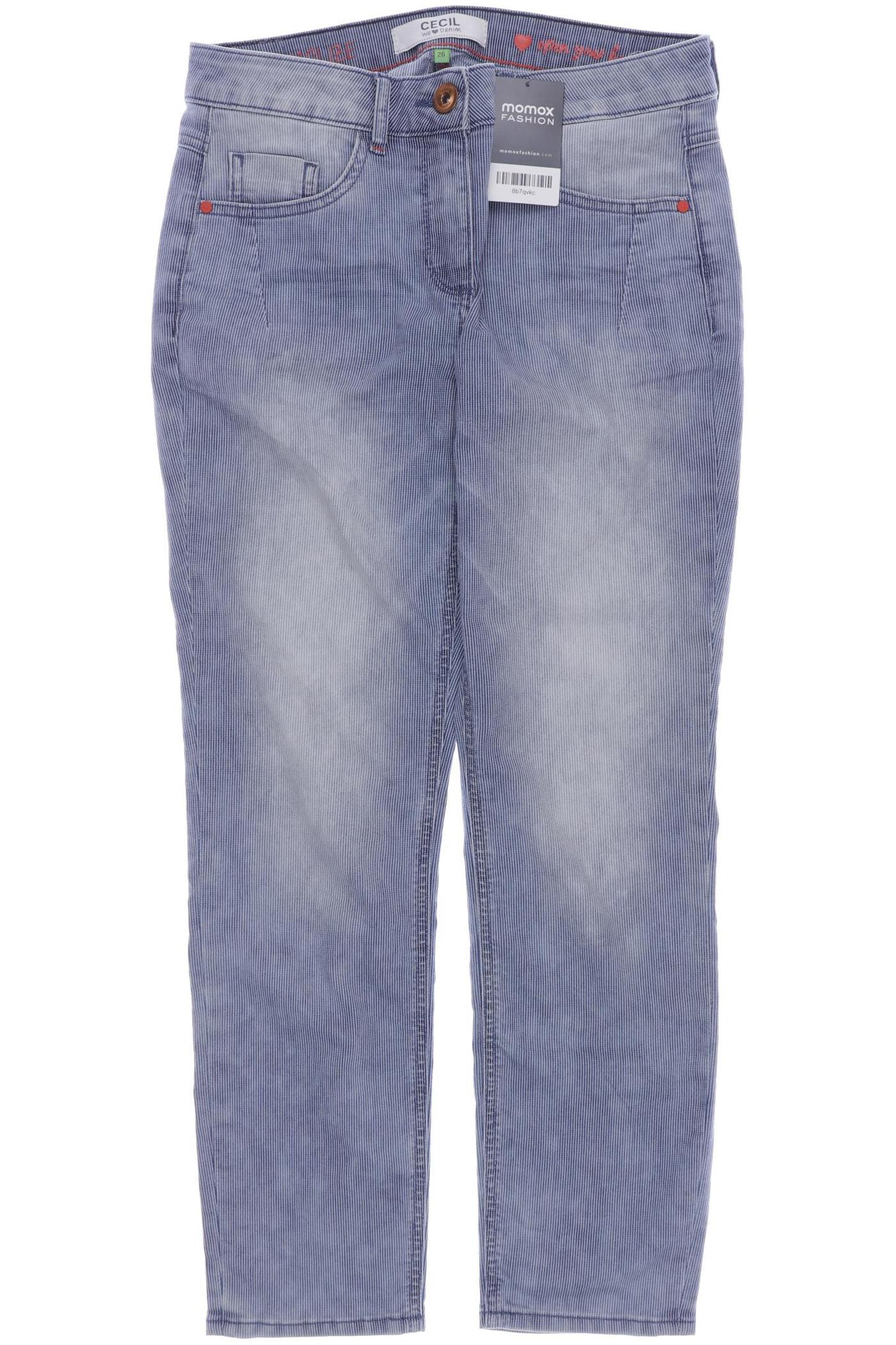 

CECIL Damen Jeans, blau