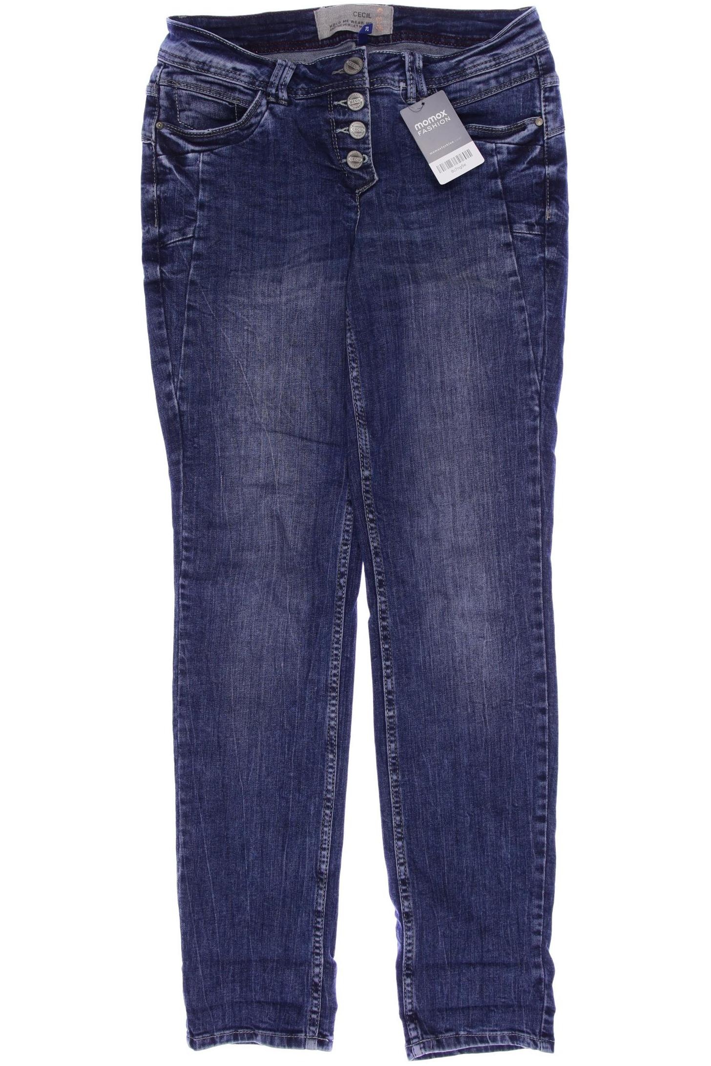 

CECIL Damen Jeans, blau