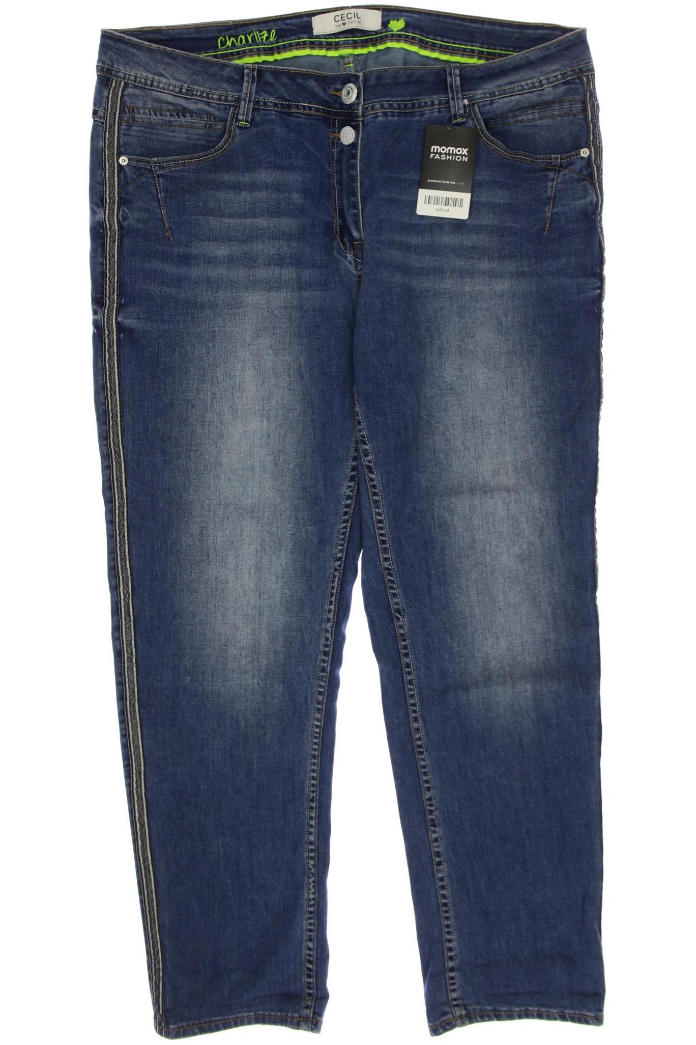 

CECIL Damen Jeans, blau