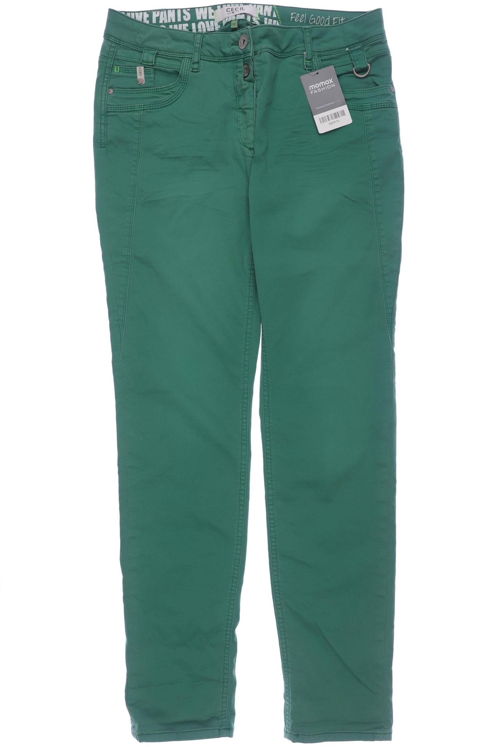 

Cecil Damen Jeans, grün, Gr. 31