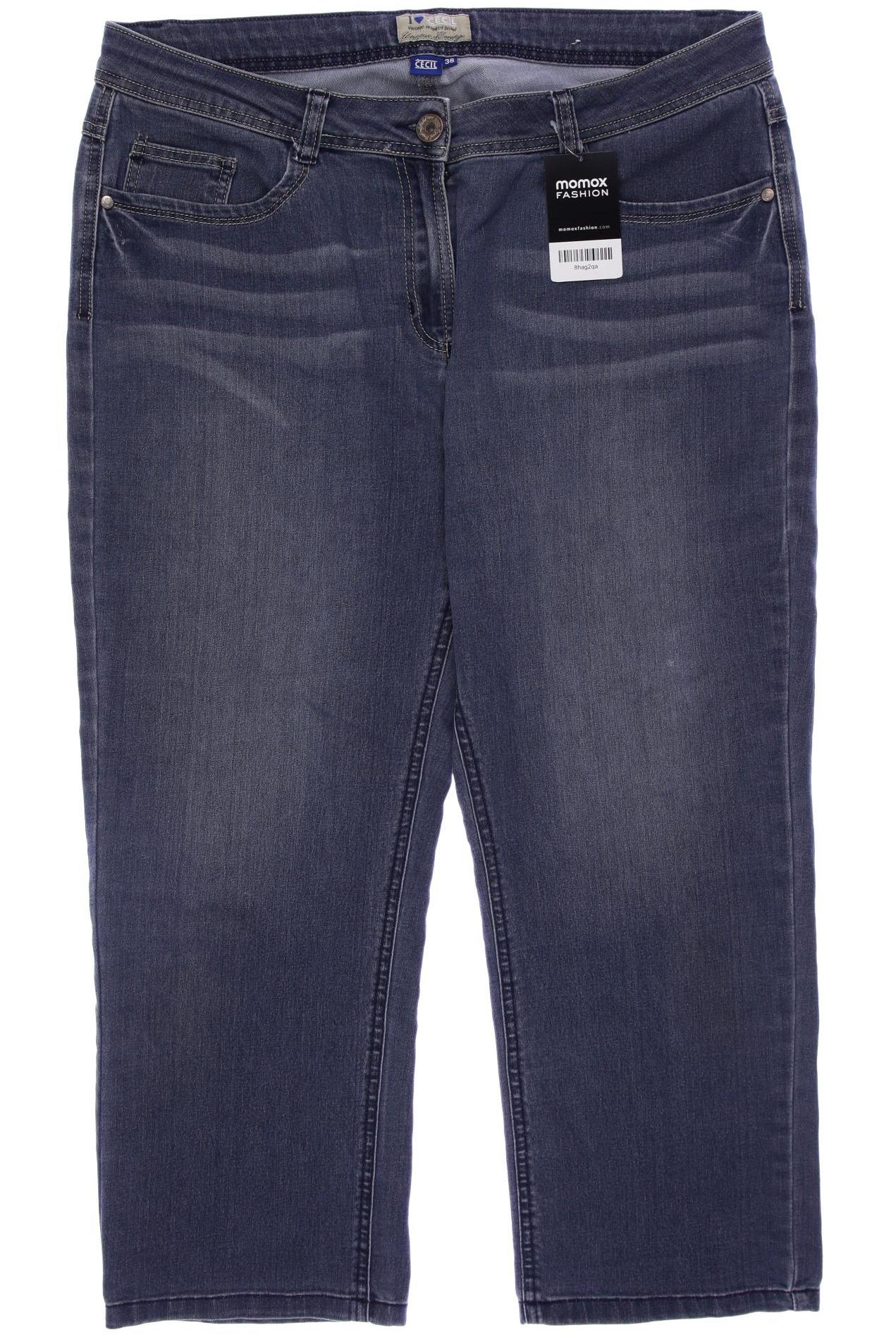 

CECIL Damen Jeans, blau