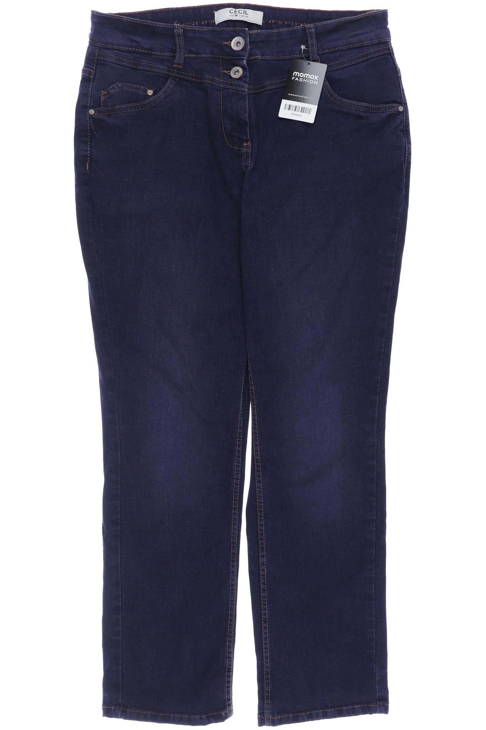 

CECIL Damen Jeans, marineblau