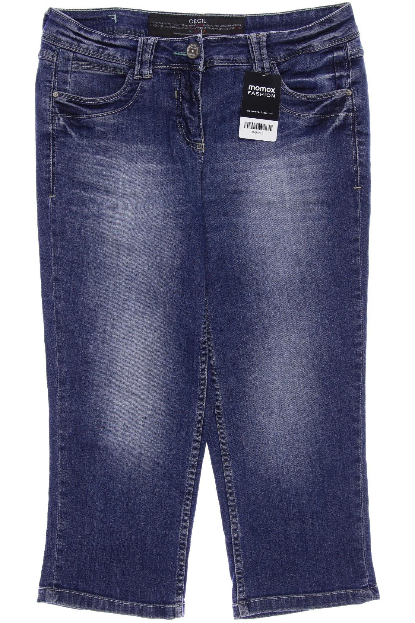 

CECIL Damen Jeans, blau