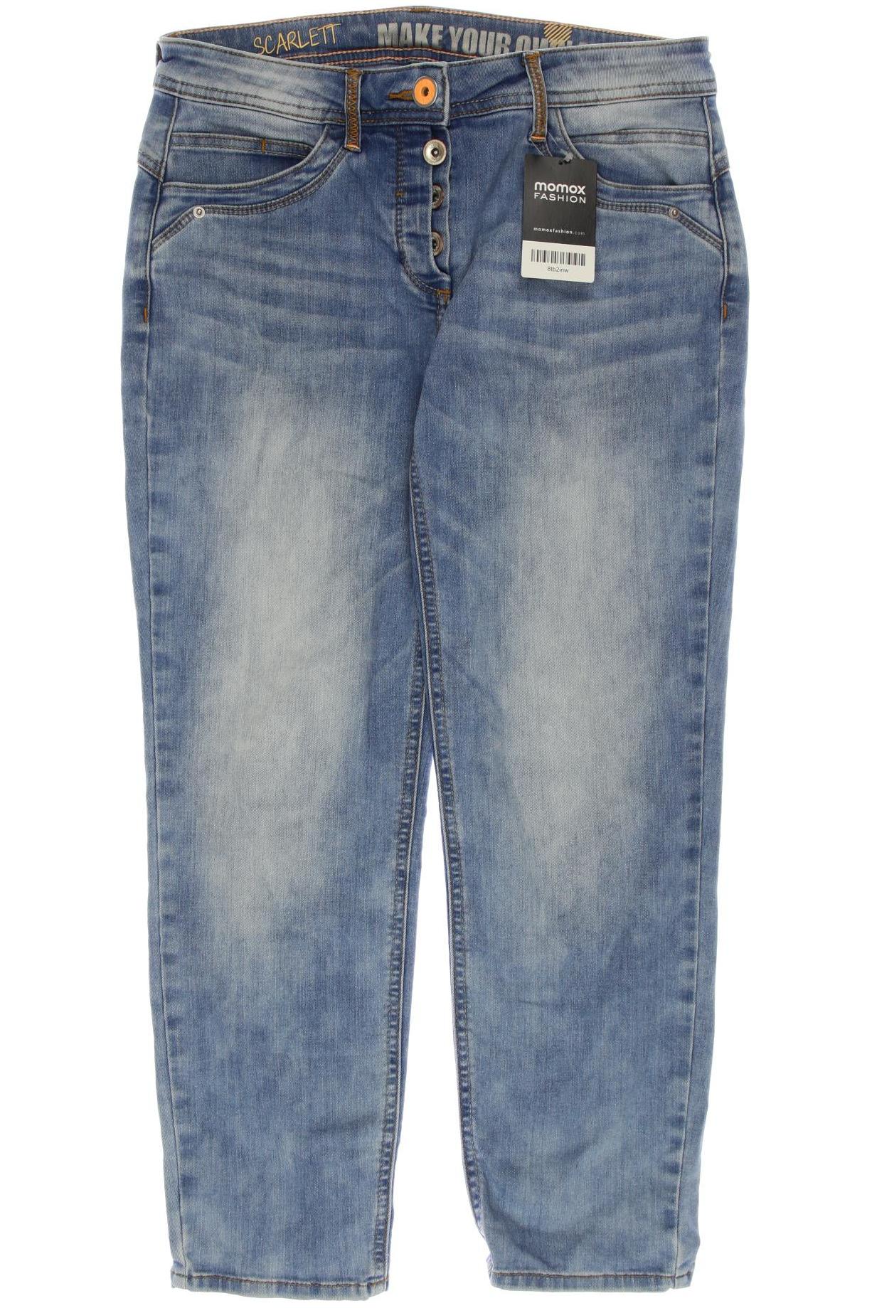 

CECIL Damen Jeans, hellblau