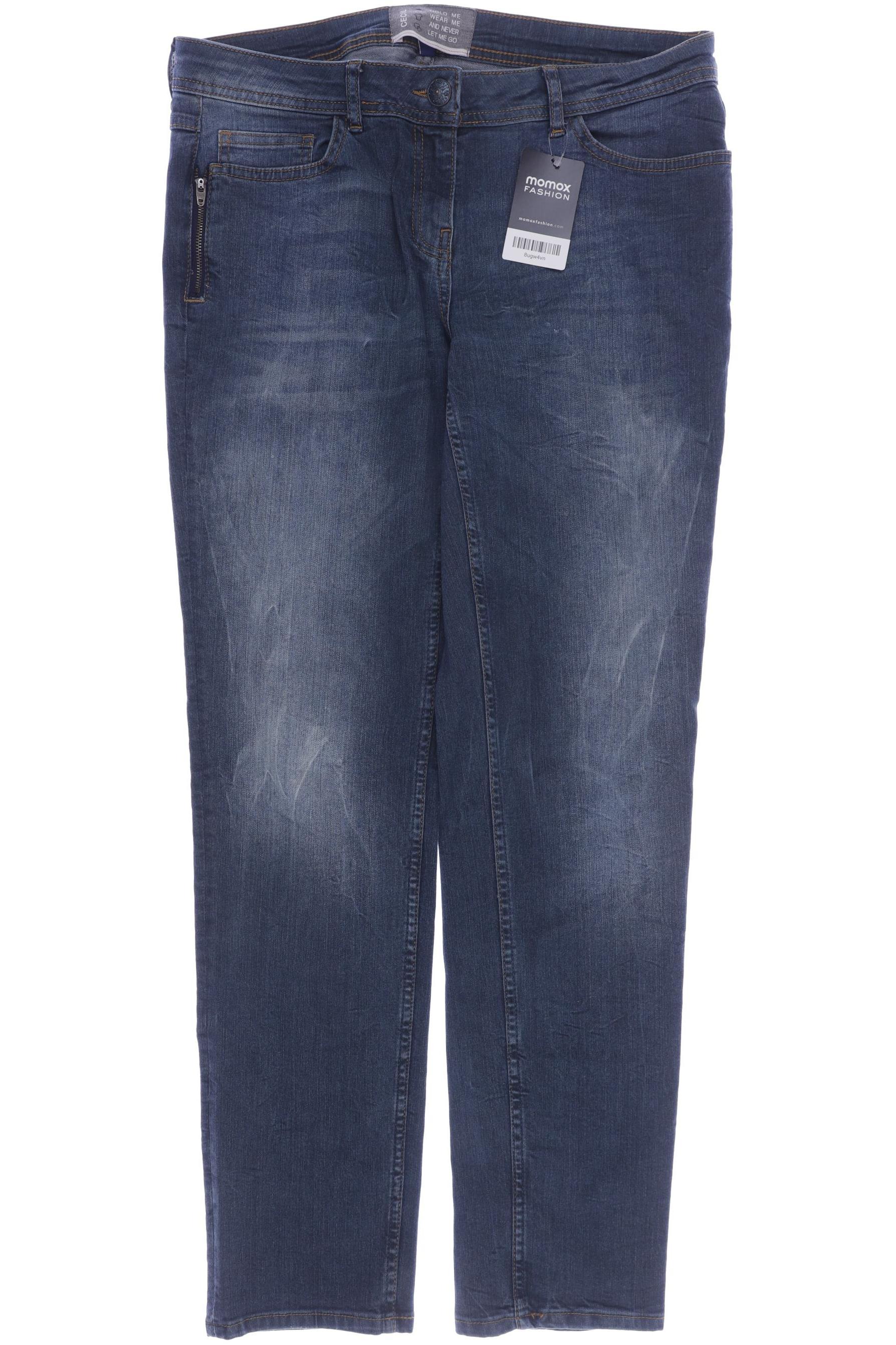 

CECIL Damen Jeans, blau